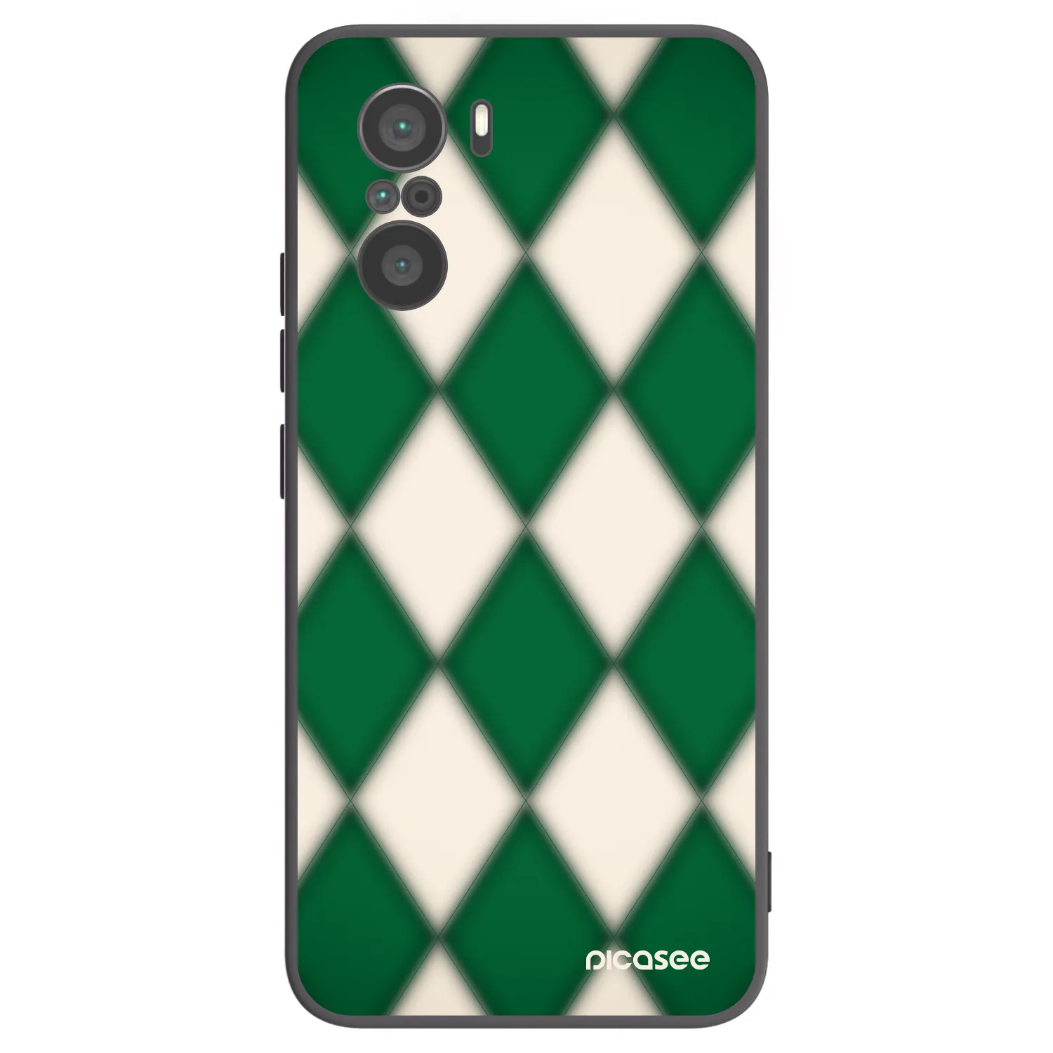 Picasee silikónový čierny obal pre Xiaomi Poco F3 - Emerald Diamond