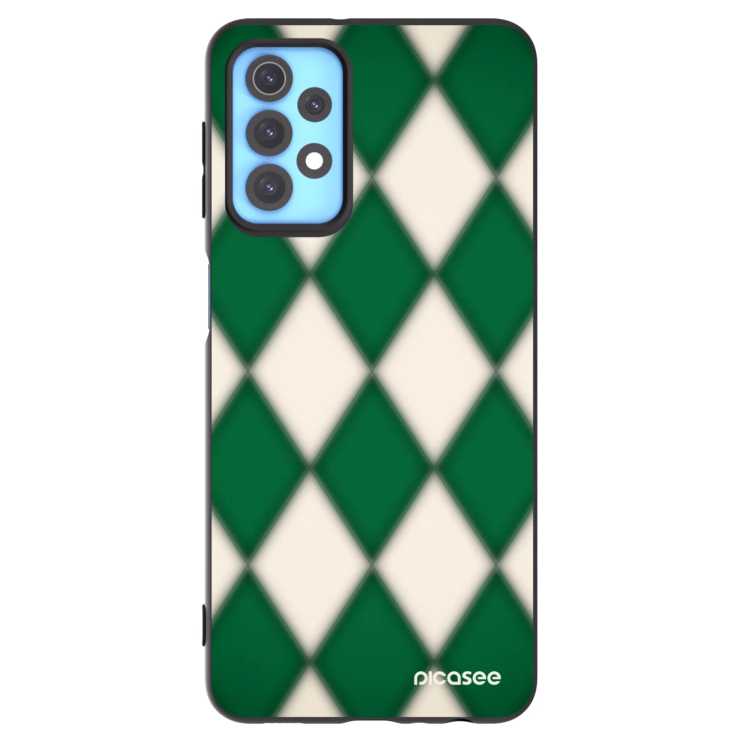 Picasee silikónový čierny obal pre Samsung Galaxy A32 4G SM-A325F - Emerald Diamond