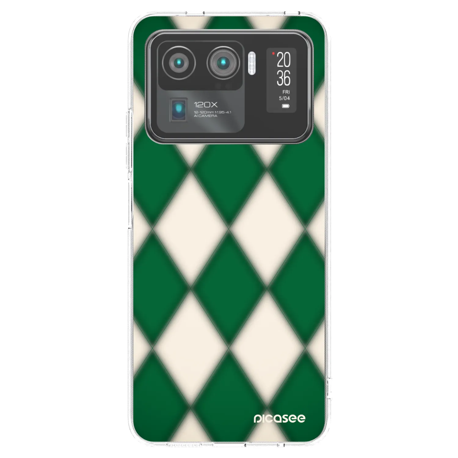 Picasee silikónový prehľadný obal pre Xiaomi Mi 11 Ultra - Emerald Diamond