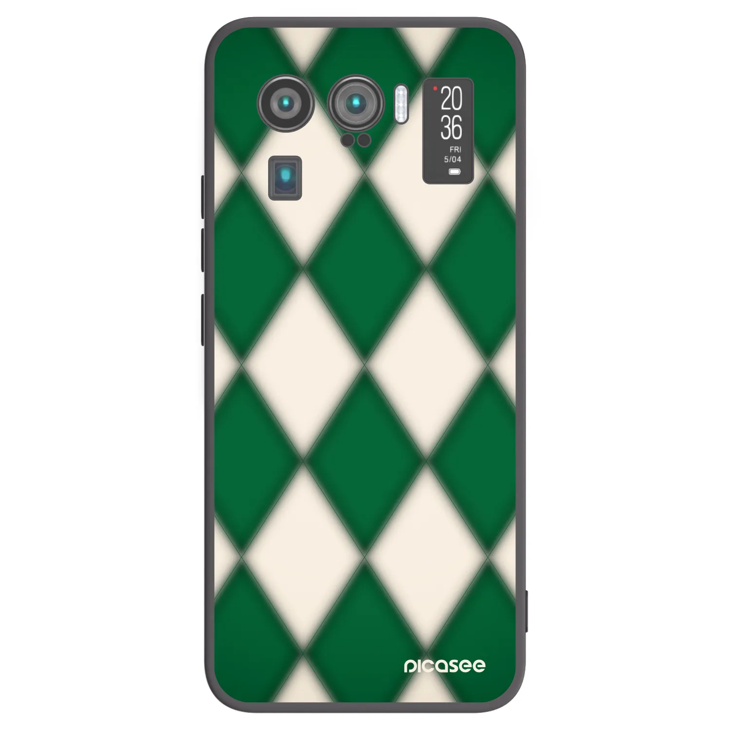 Picasee silikónový čierny obal pre Xiaomi Mi 11 Ultra - Emerald Diamond