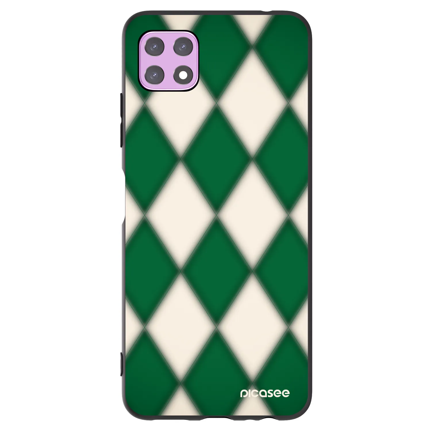 Picasee silikónový čierny obal pre Samsung Galaxy A22 A226B 5G - Emerald Diamond