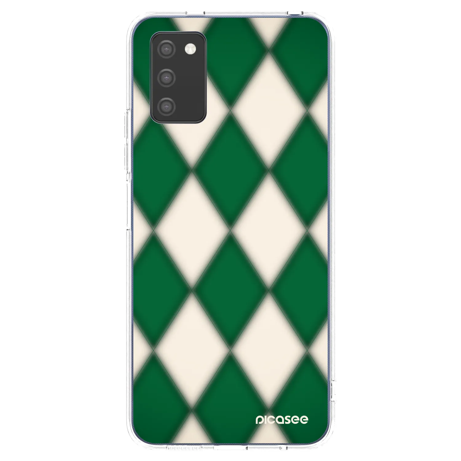 Picasee silikónový prehľadný obal pre Samsung Galaxy A02s A025G - Emerald Diamond