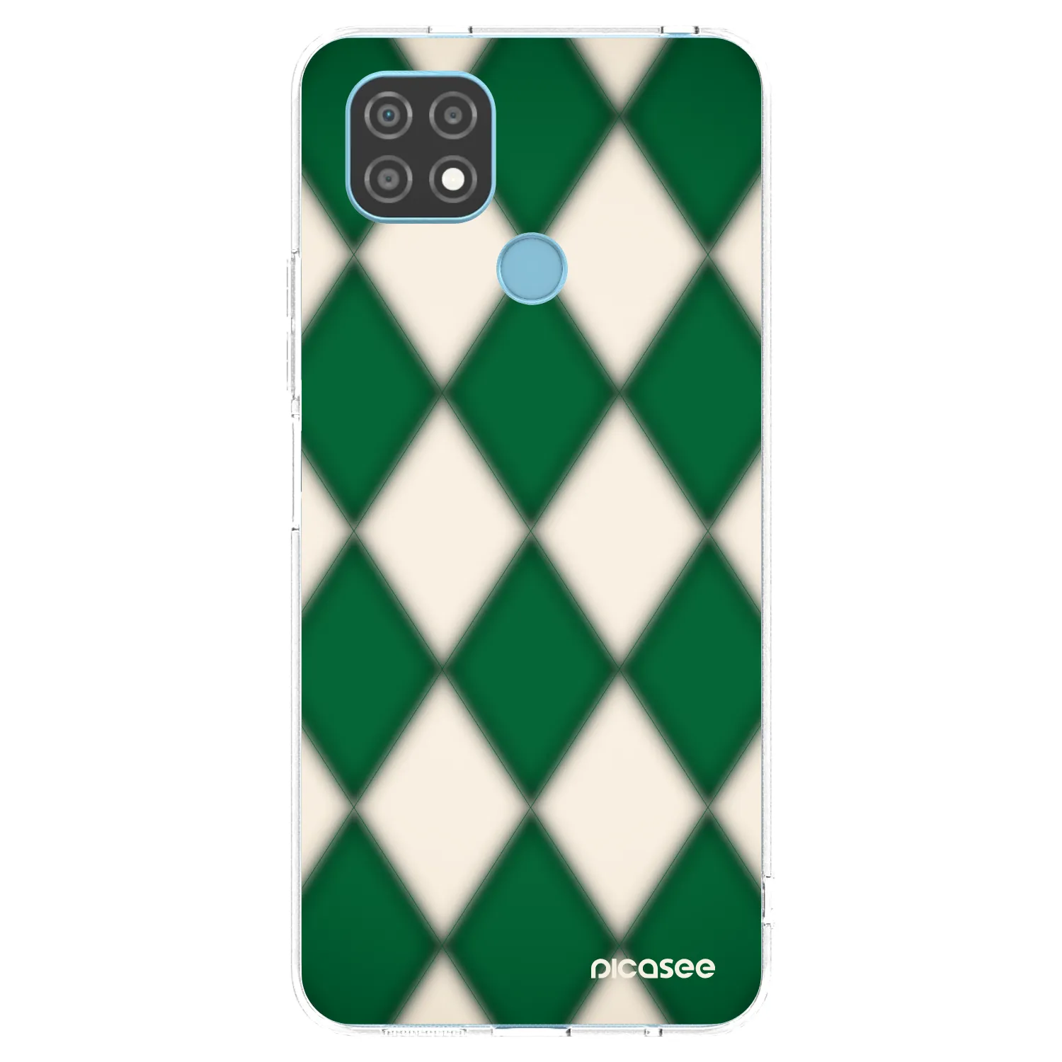 Picasee silikónový prehľadný obal pre Realme C21 - Emerald Diamond