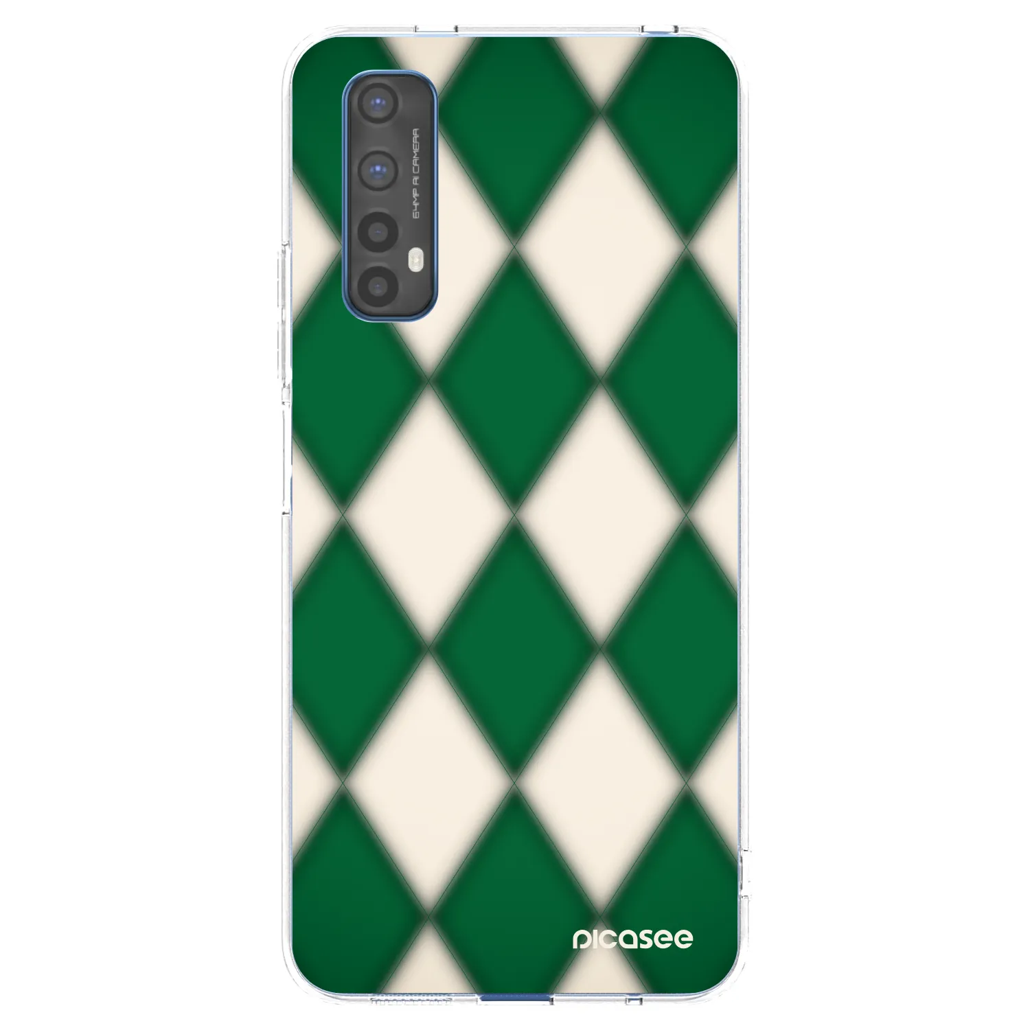 Picasee silikónový prehľadný obal pre Realme 7 - Emerald Diamond
