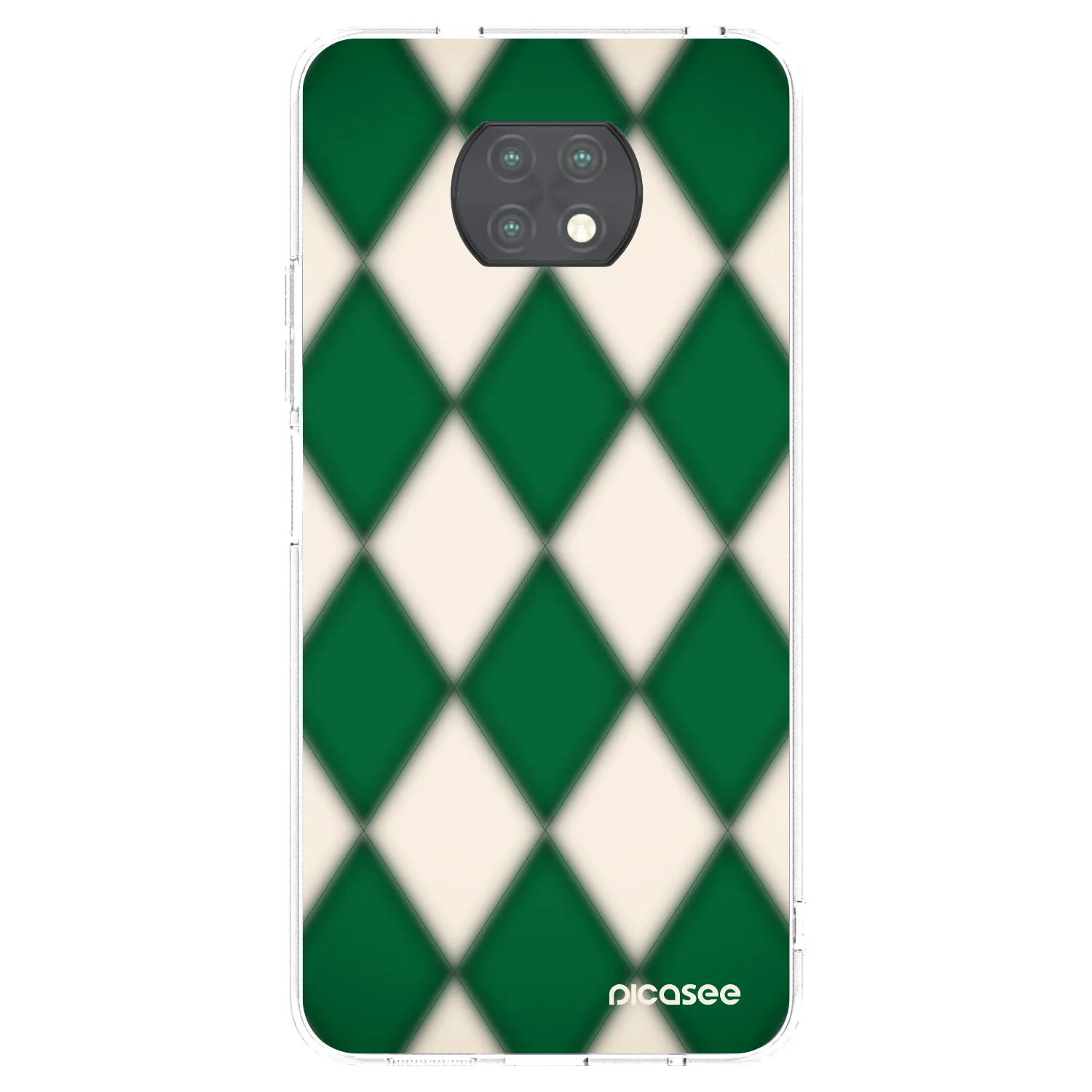 Picasee silikónový prehľadný obal pre Xiaomi Redmi Note 9T - Emerald Diamond