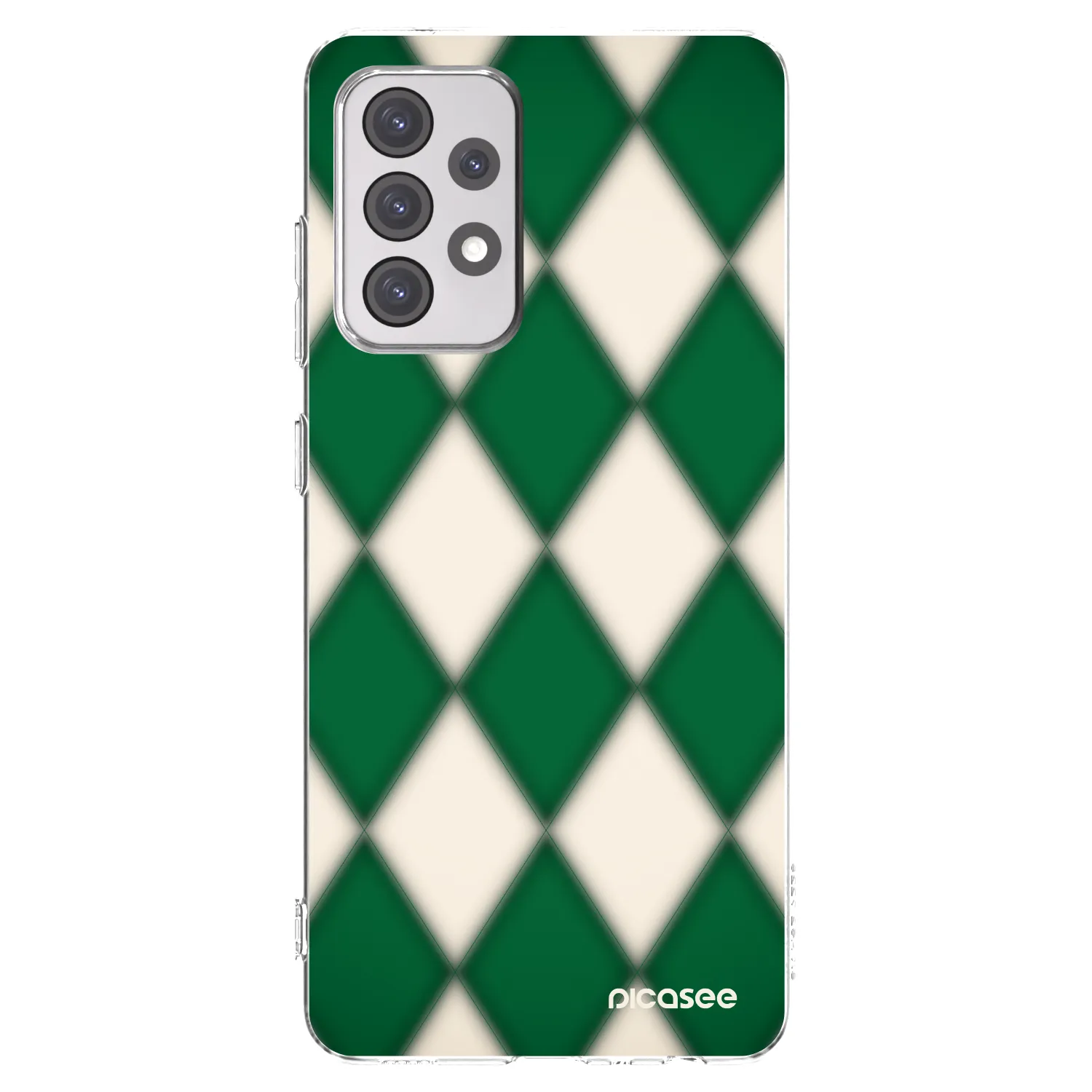 Picasee silikónový prehľadný obal pre Samsung Galaxy A52s 5G A528B - Emerald Diamond