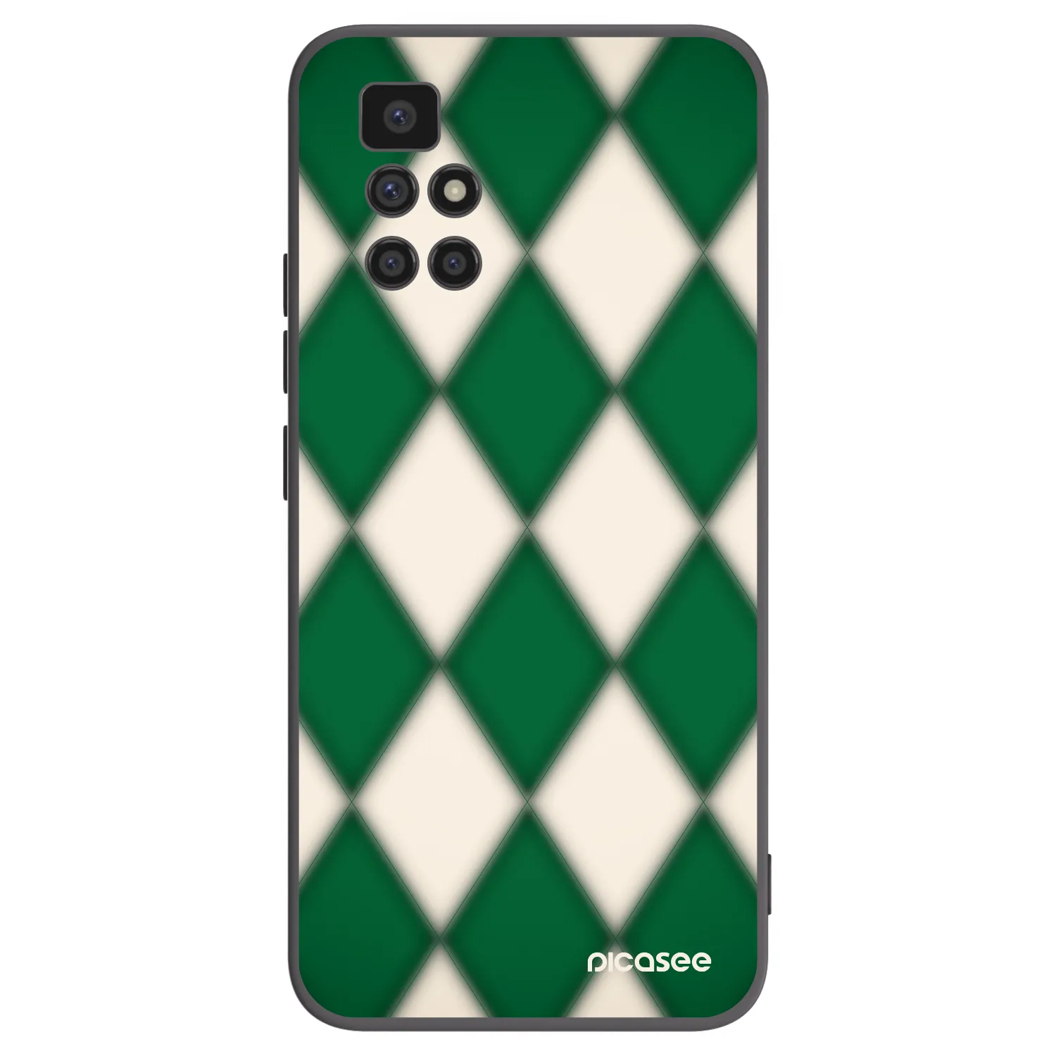 Picasee silikónový čierny obal pre Xiaomi Redmi 10 - Emerald Diamond
