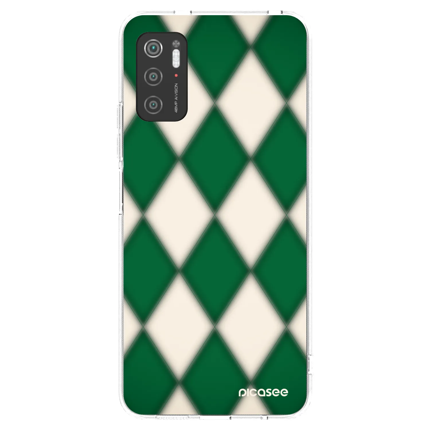 Picasee silikónový prehľadný obal pre Xiaomi Poco M3 Pro 5G - Emerald Diamond