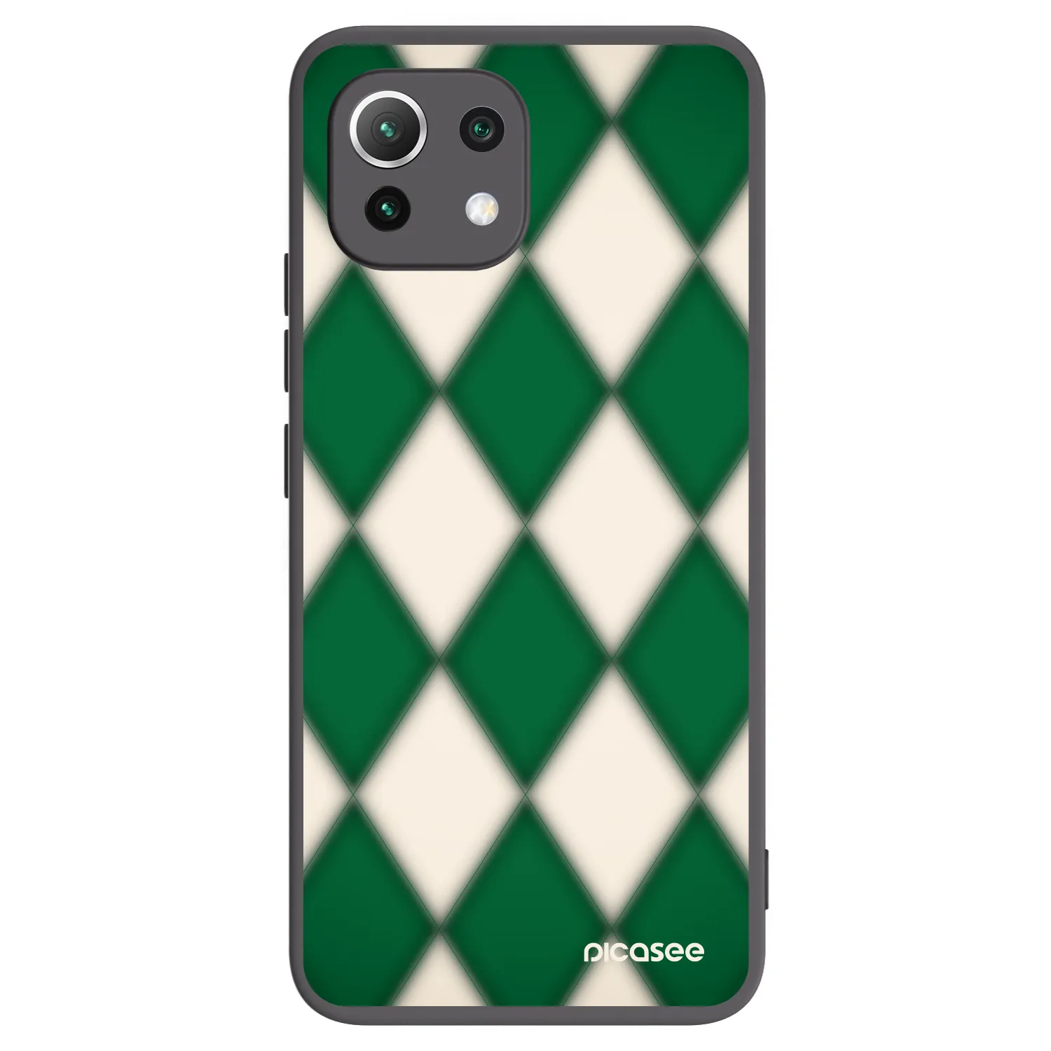 Picasee silikónový čierny obal pre Xiaomi 11 Lite 5G NE - Emerald Diamond