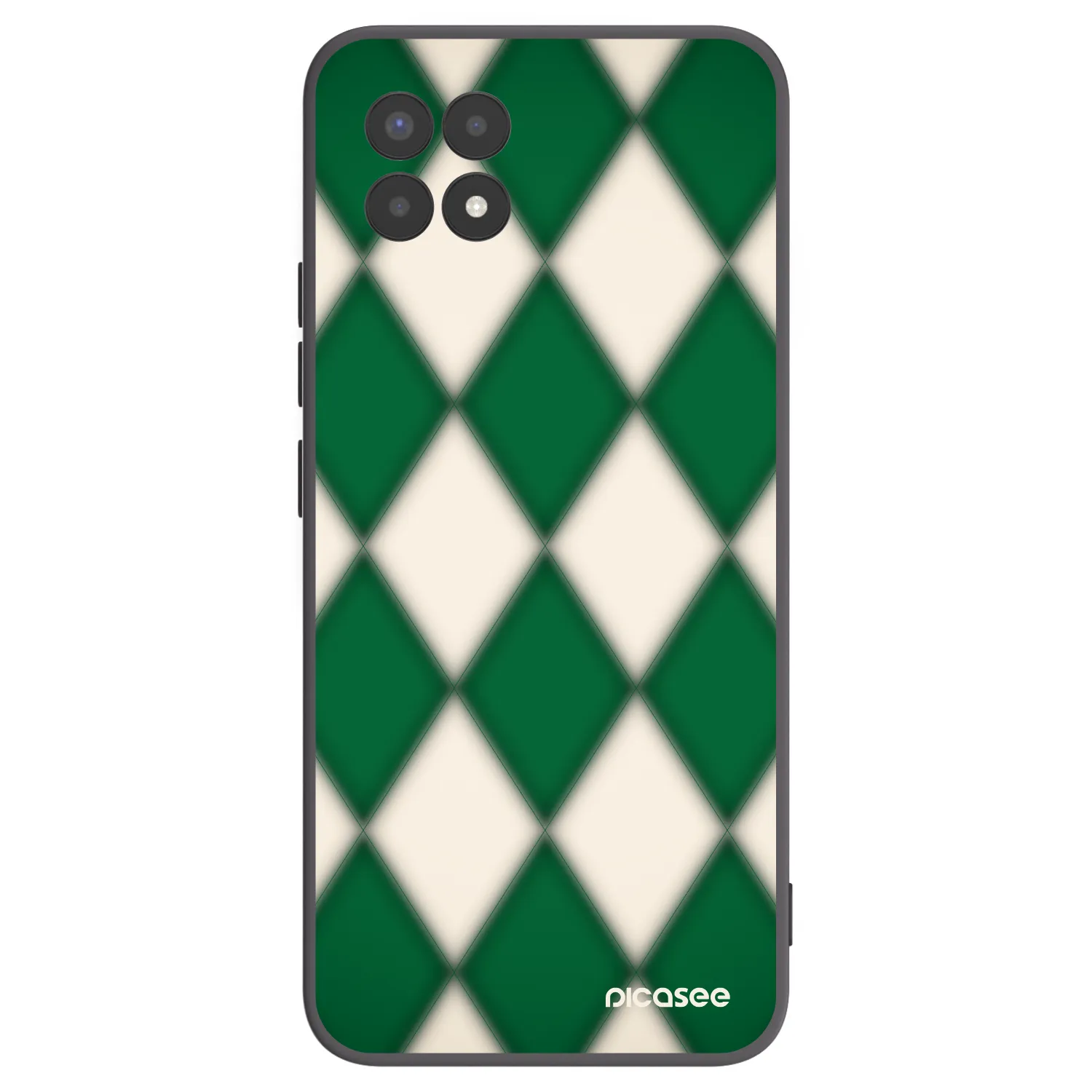 Picasee silikónový čierny obal pre Realme 8i - Emerald Diamond