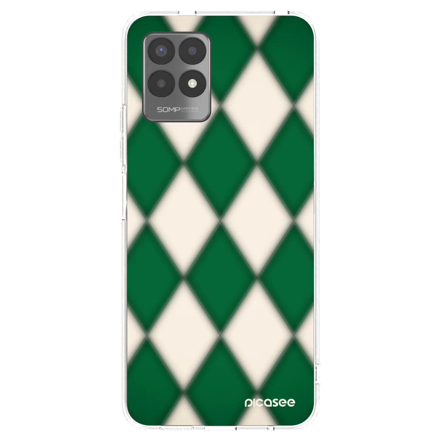 Picasee silikónový prehľadný obal pre Realme 8i - Emerald Diamond