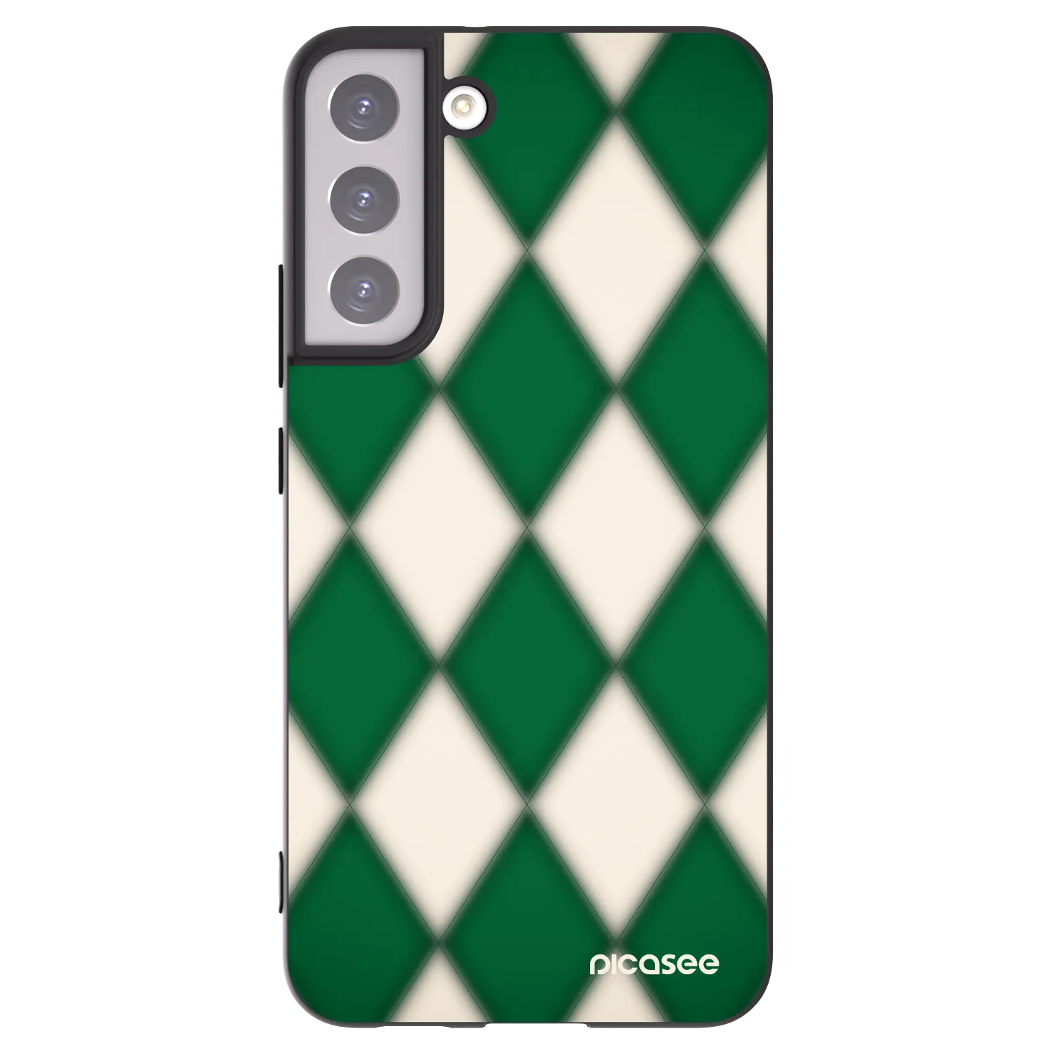 Picasee silikónový čierny obal pre Samsung Galaxy S22+ 5G - Emerald Diamond