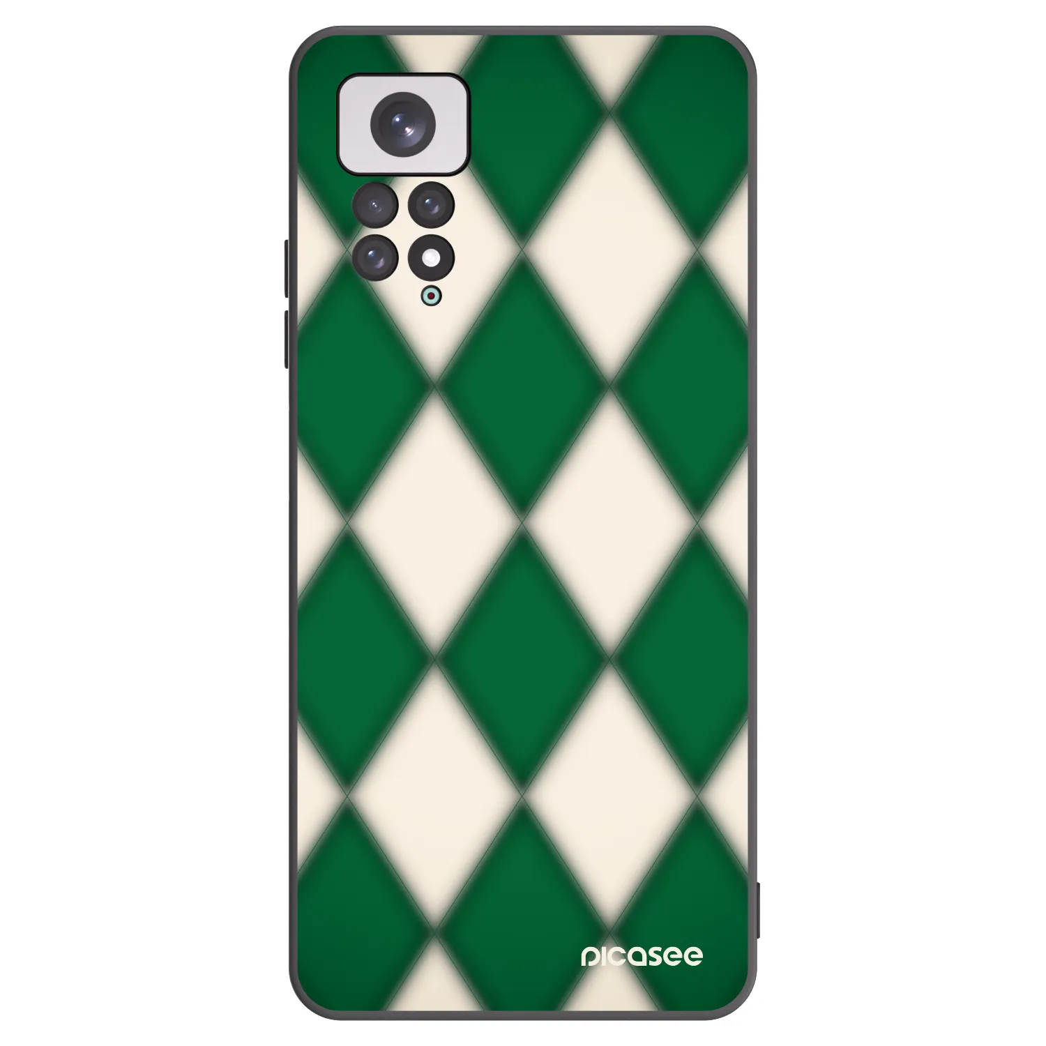 Picasee silikónový čierny obal pre Xiaomi Redmi Note 11 - Emerald Diamond