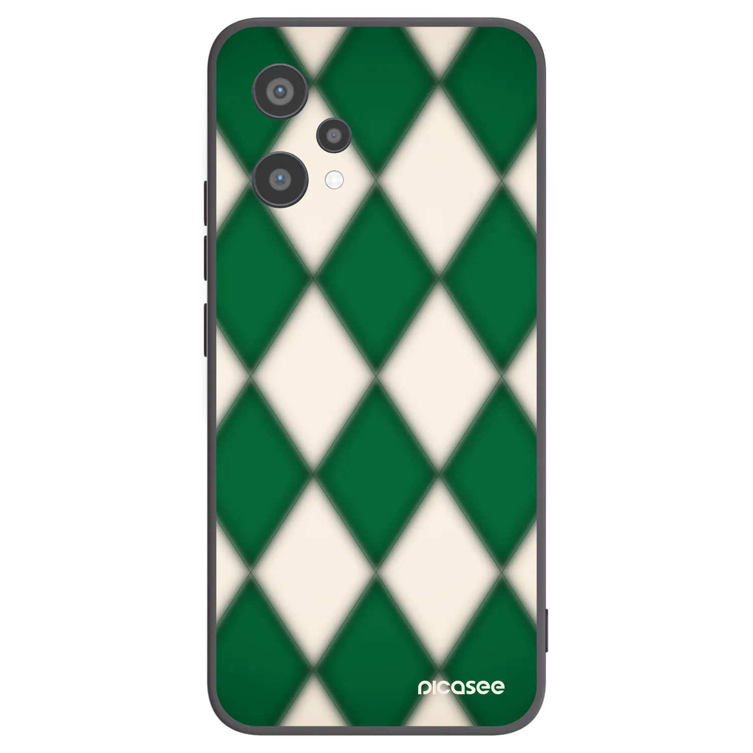 Picasee silikónový čierny obal pre Realme 9 Pro 5G - Emerald Diamond