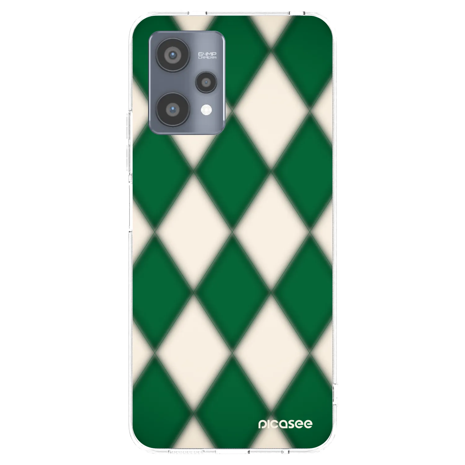 Picasee silikónový prehľadný obal pre Realme 9 Pro 5G - Emerald Diamond