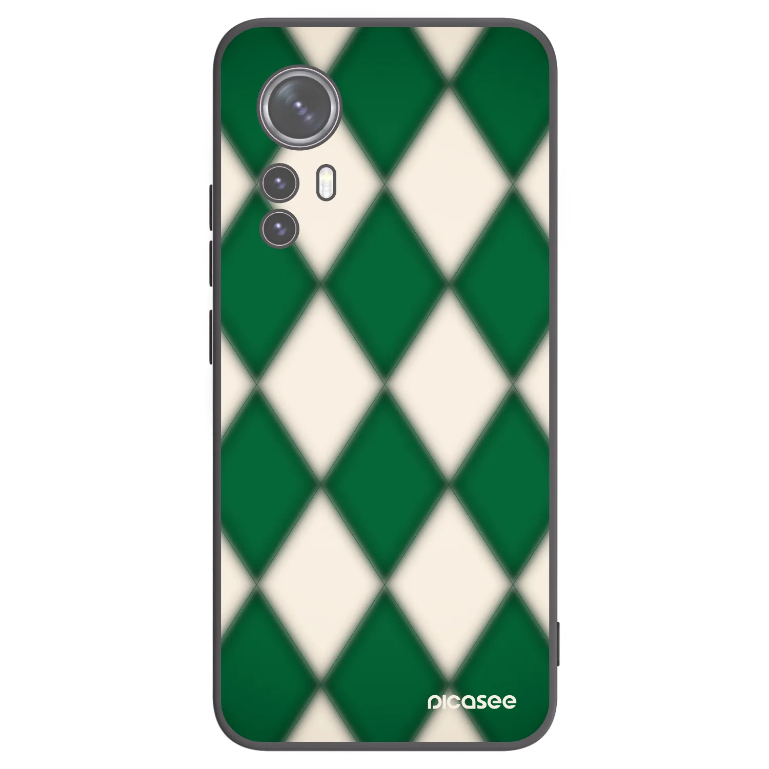 Picasee silikónový čierny obal pre Xiaomi 12 - Emerald Diamond