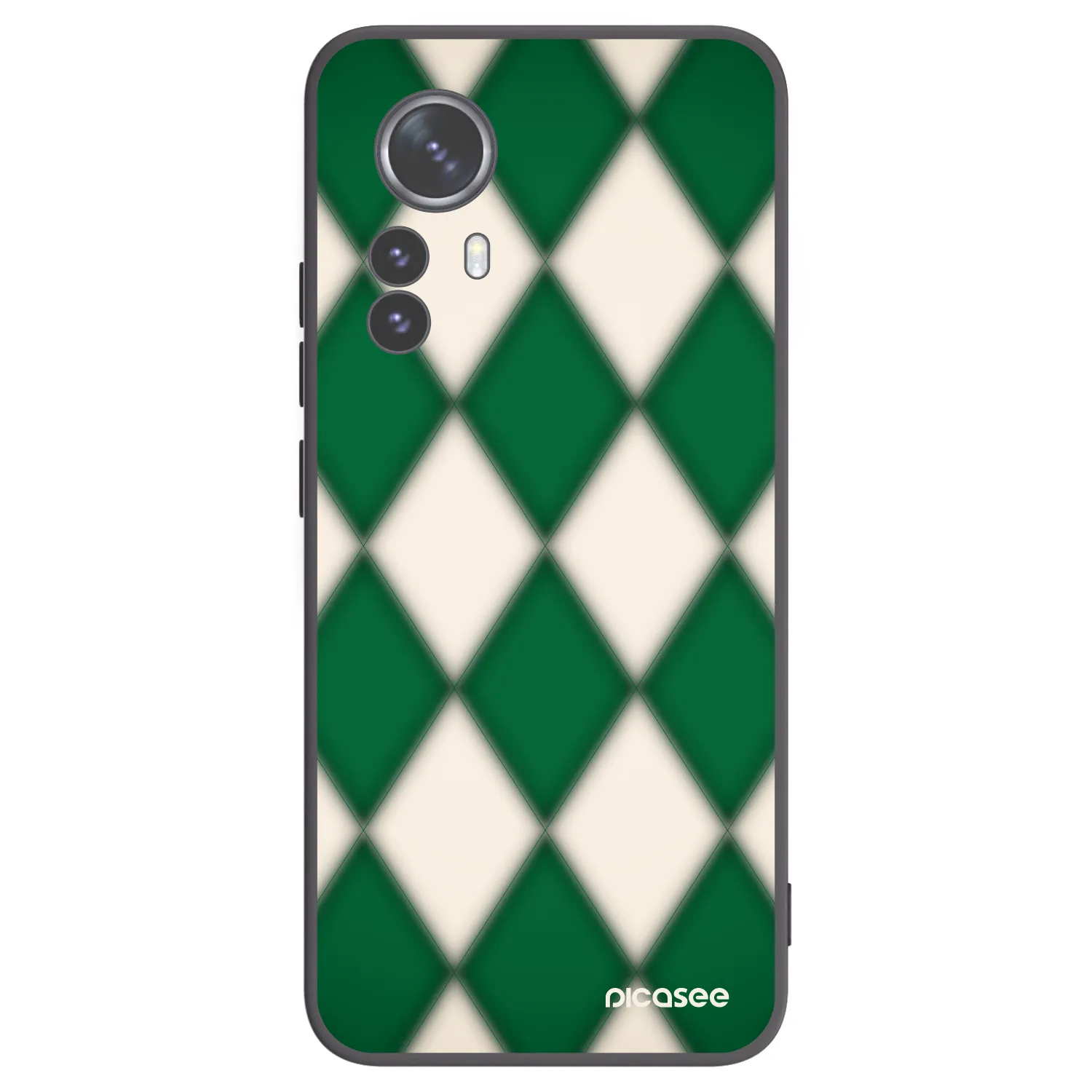 Picasee silikónový čierny obal pre Xiaomi 12 Pro - Emerald Diamond