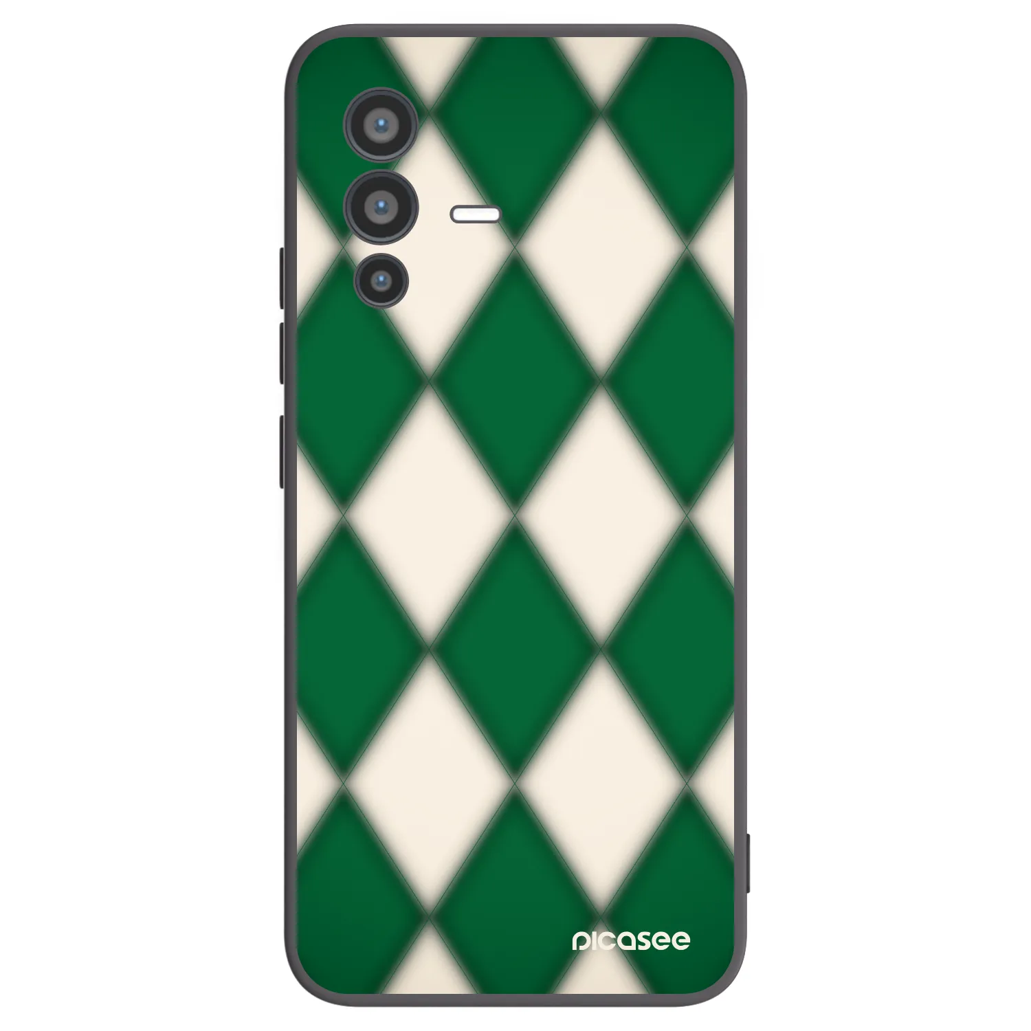 Picasee silikónový čierny obal pre Vivo V23 5G - Emerald Diamond