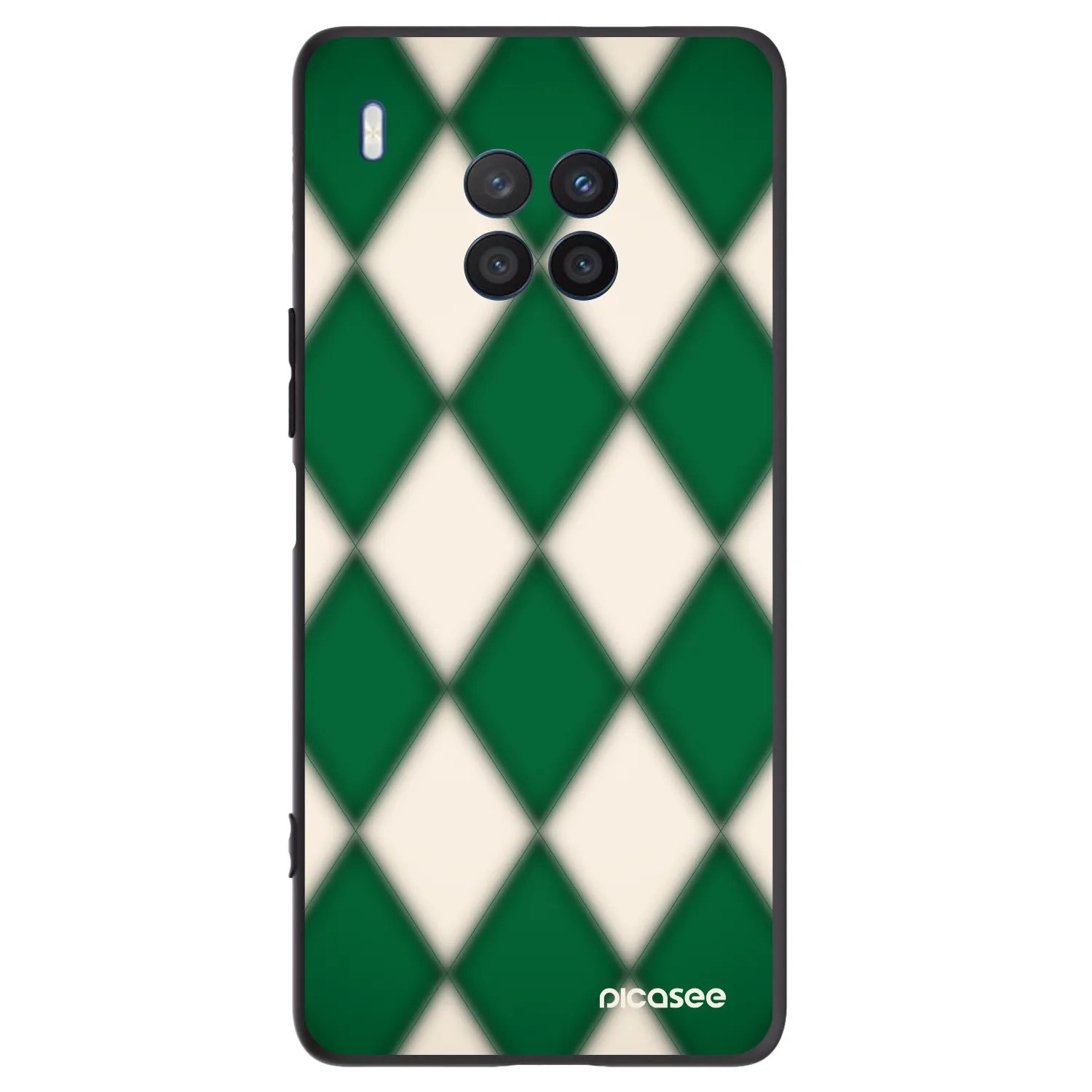 Picasee silikónový čierny obal pre Honor 50 Lite - Emerald Diamond
