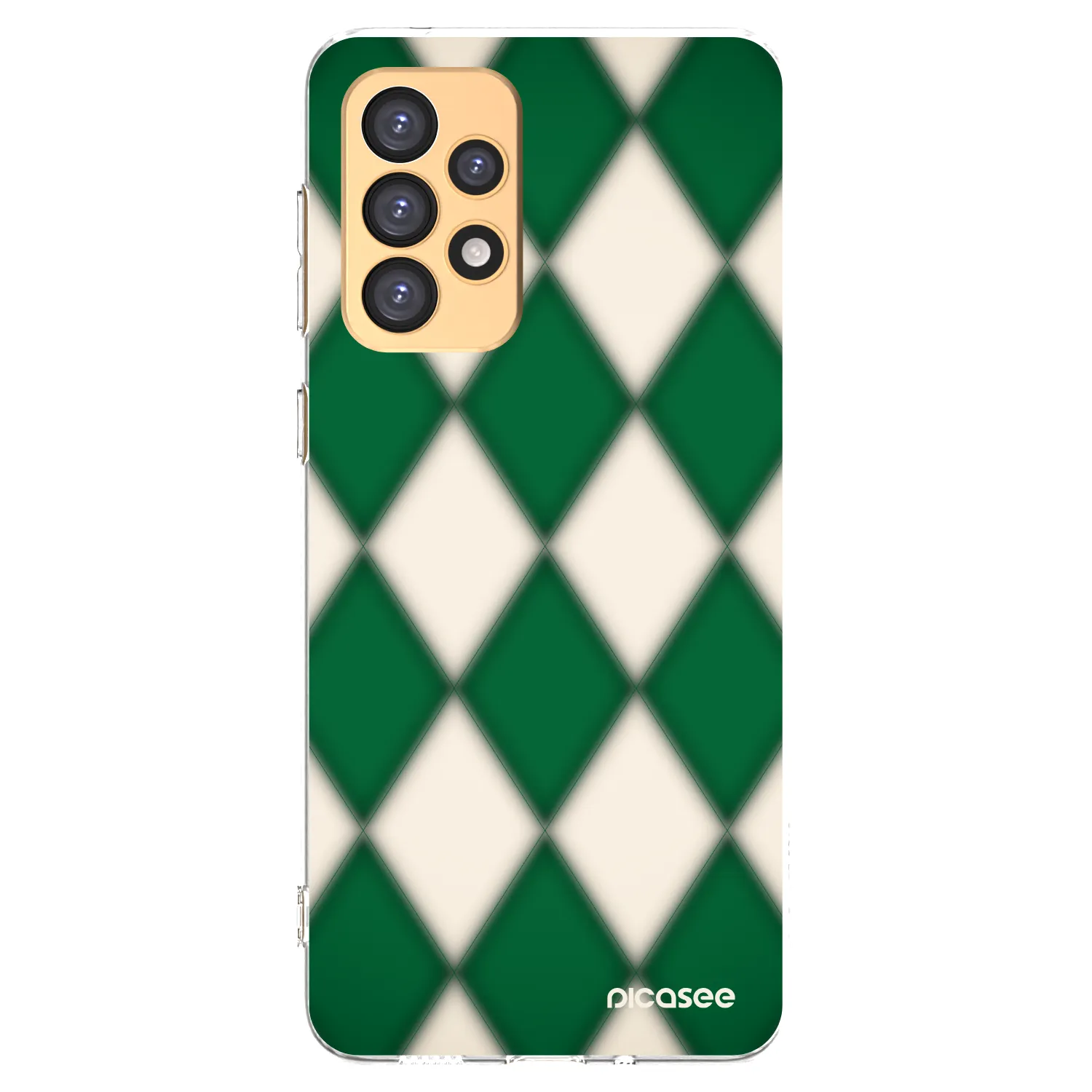 Picasee silikónový prehľadný obal pre Samsung Galaxy A33 5G A336 - Emerald Diamond