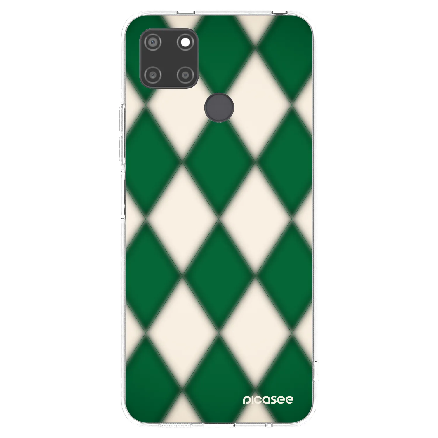 Picasee silikónový prehľadný obal pre Realme C21Y - Emerald Diamond