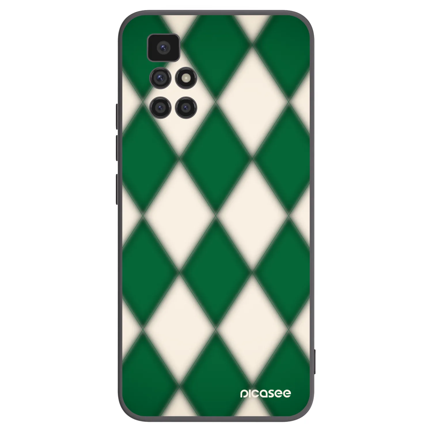 Picasee silikónový čierny obal pre Xiaomi Redmi 10 (2022) - Emerald Diamond