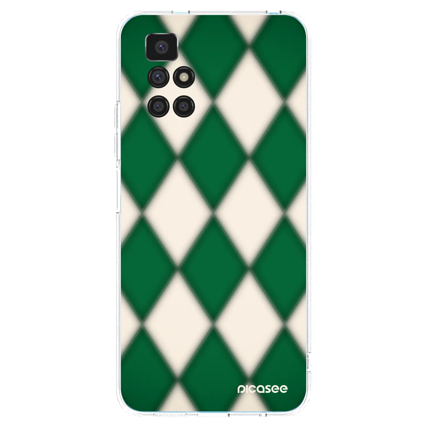 Picasee silikónový prehľadný obal pre Xiaomi Redmi 10 (2022) - Emerald Diamond