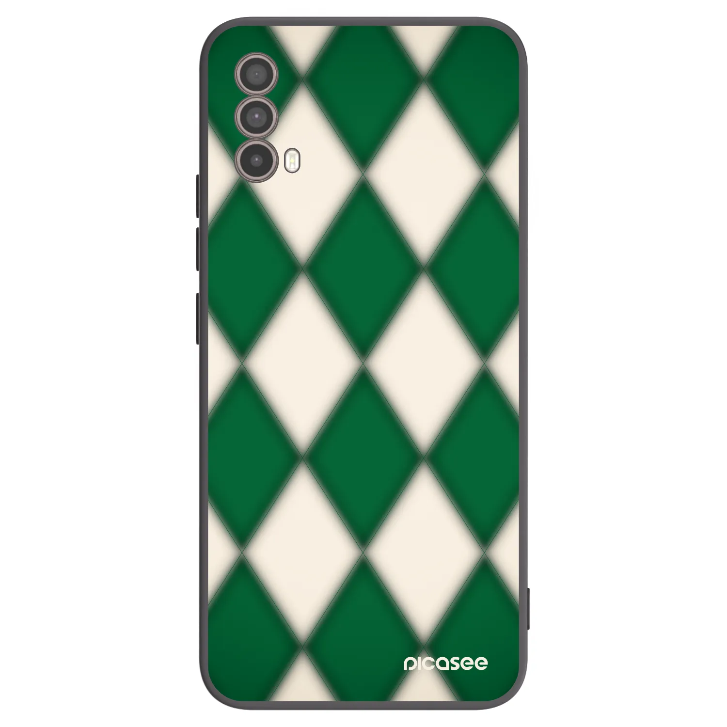 Picasee silikónový čierny obal pre Motorola Moto E40 - Emerald Diamond