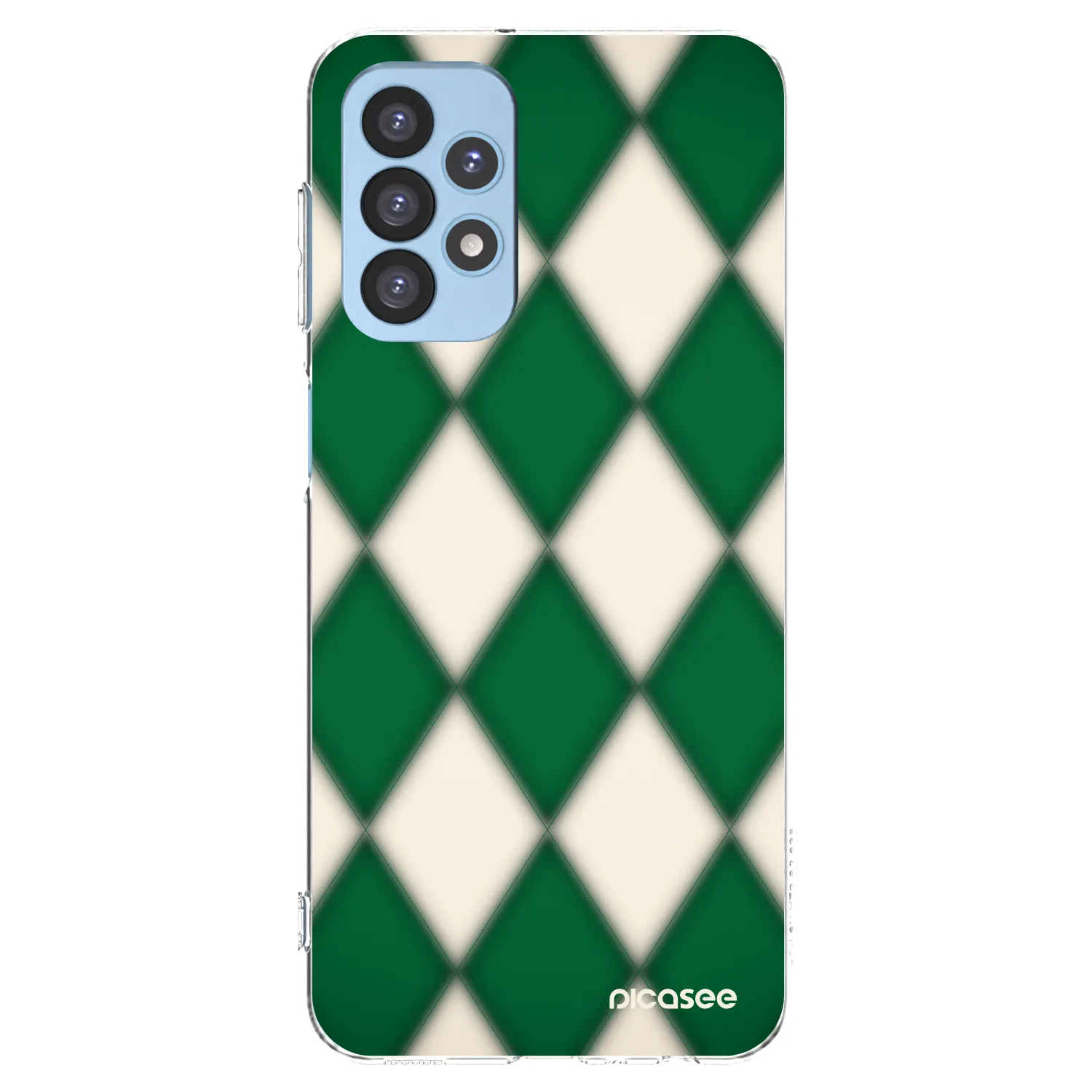 Picasee silikónový prehľadný obal pre Samsung Galaxy A23 A235F 4G - Emerald Diamond