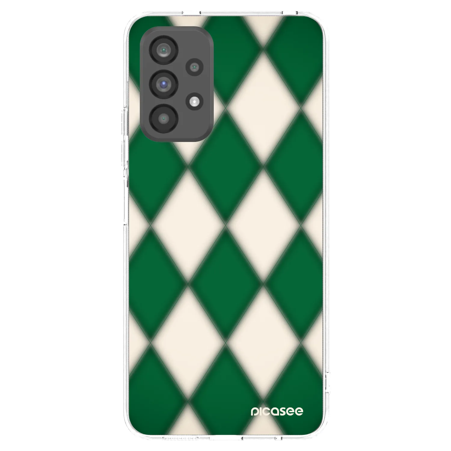 Picasee silikónový prehľadný obal pre Samsung Galaxy A73 5G - Emerald Diamond