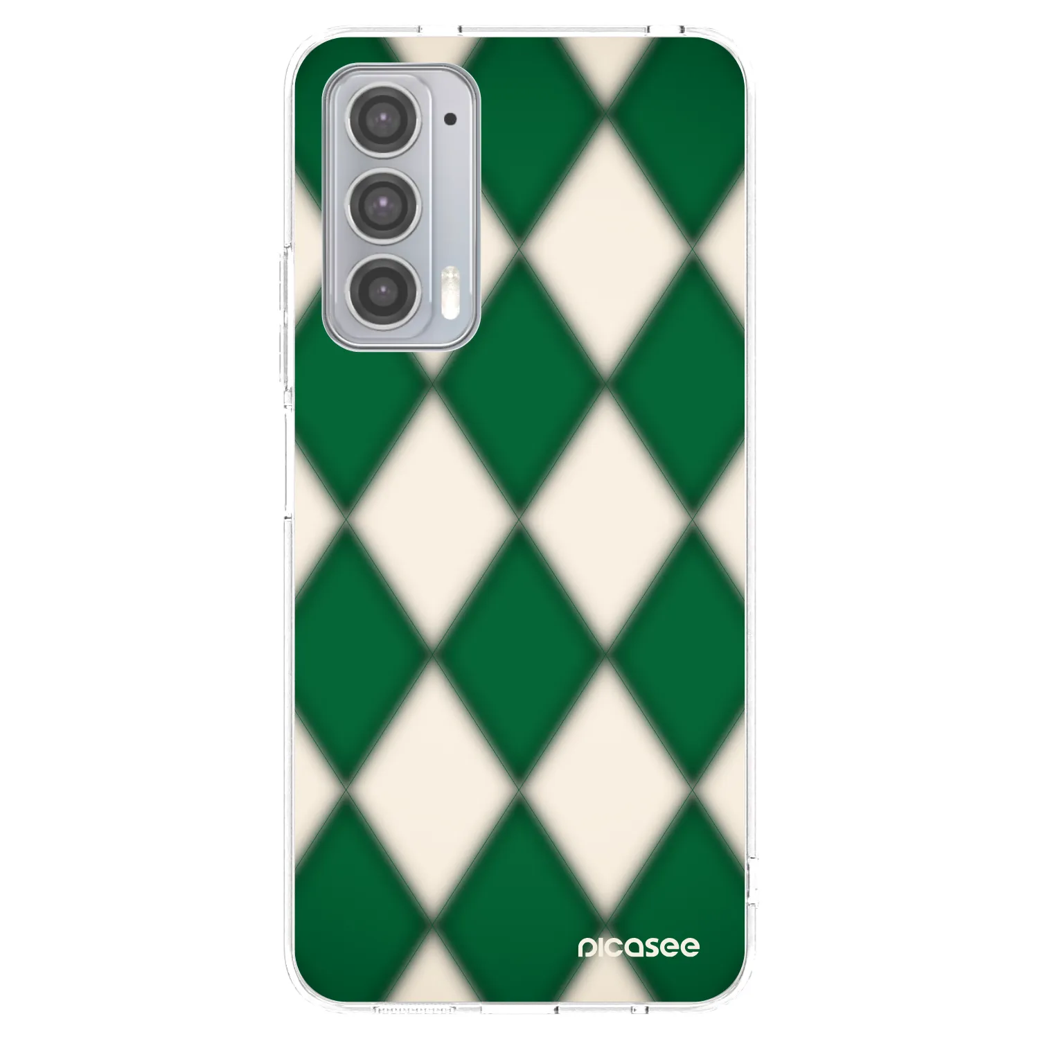 Picasee silikónový prehľadný obal pre Motorola Edge 20 - Emerald Diamond