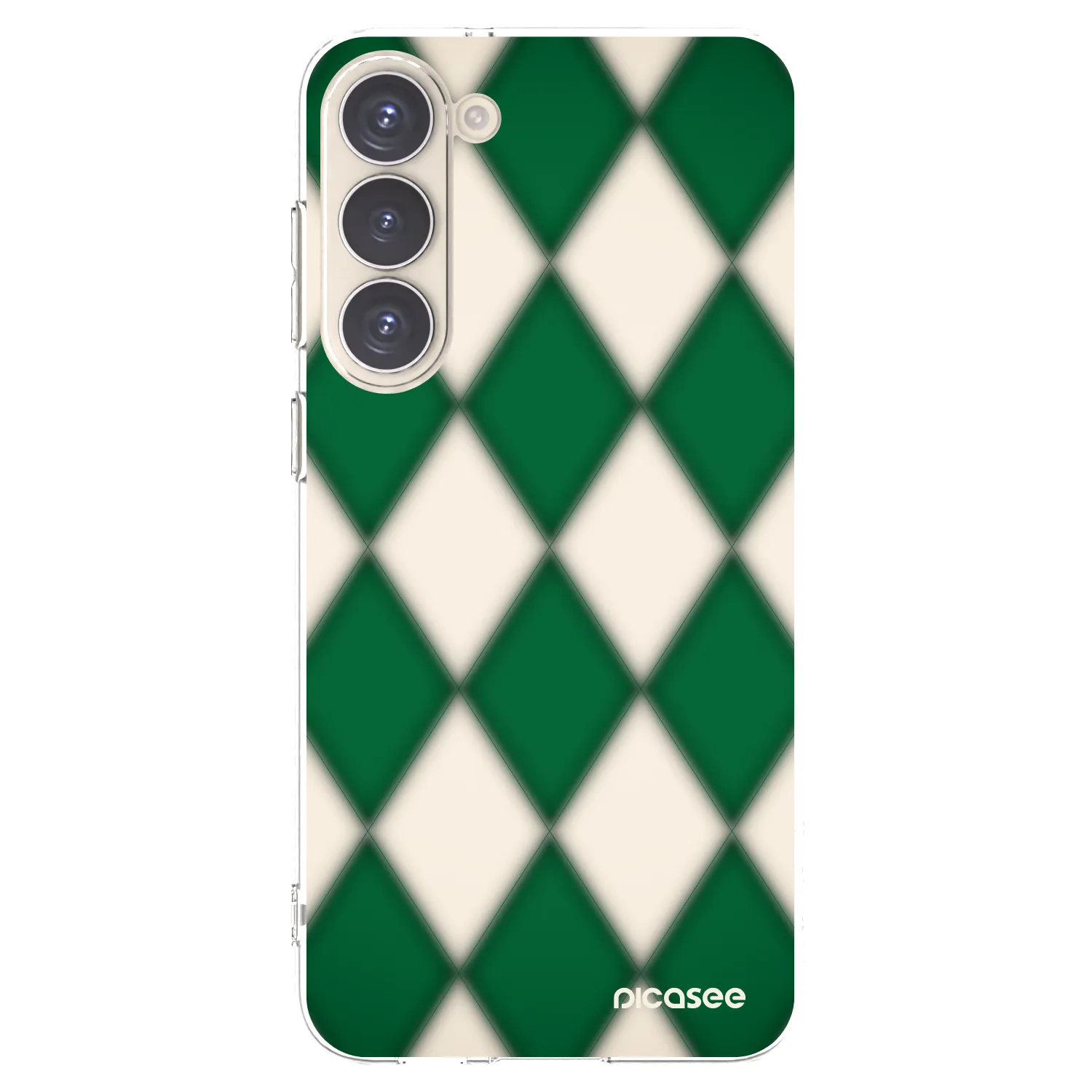Picasee silikónový prehľadný obal pre Samsung Galaxy S23+ 5G - Emerald Diamond