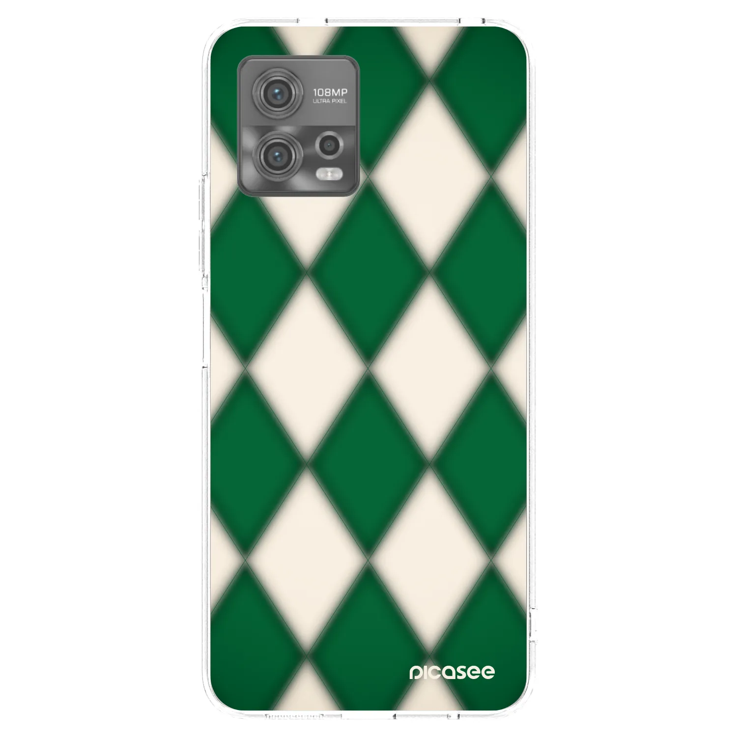 Picasee silikónový prehľadný obal pre Motorola Moto G72 - Emerald Diamond