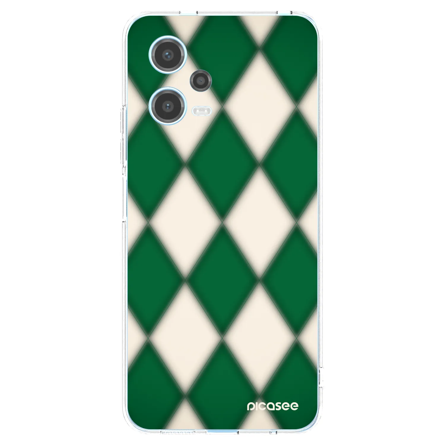 Picasee silikónový prehľadný obal pre Xiaomi Redmi Note 12 5G - Emerald Diamond