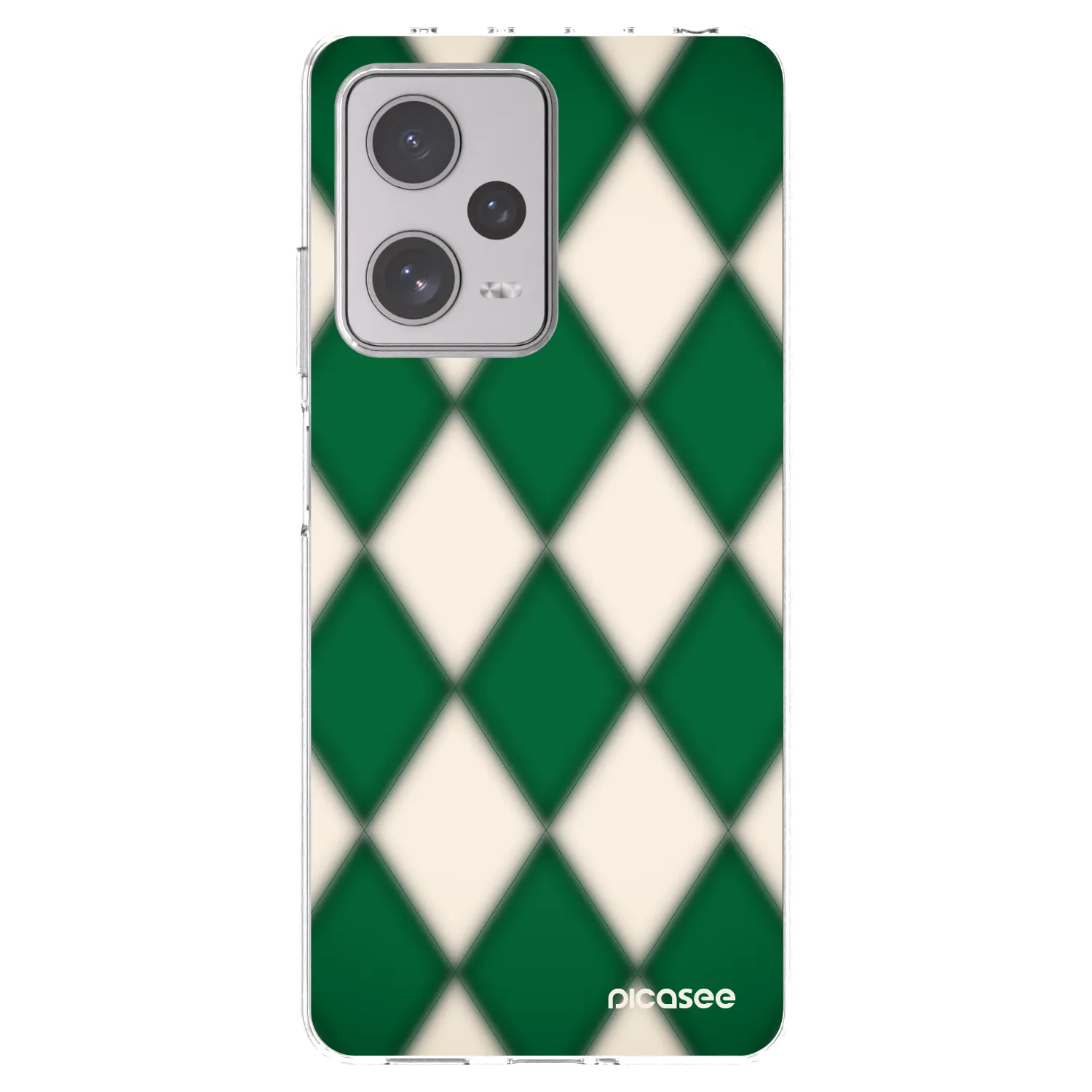 Picasee silikónový prehľadný obal pre Xiaomi Redmi Note 12 Pro+ 5G - Emerald Diamond