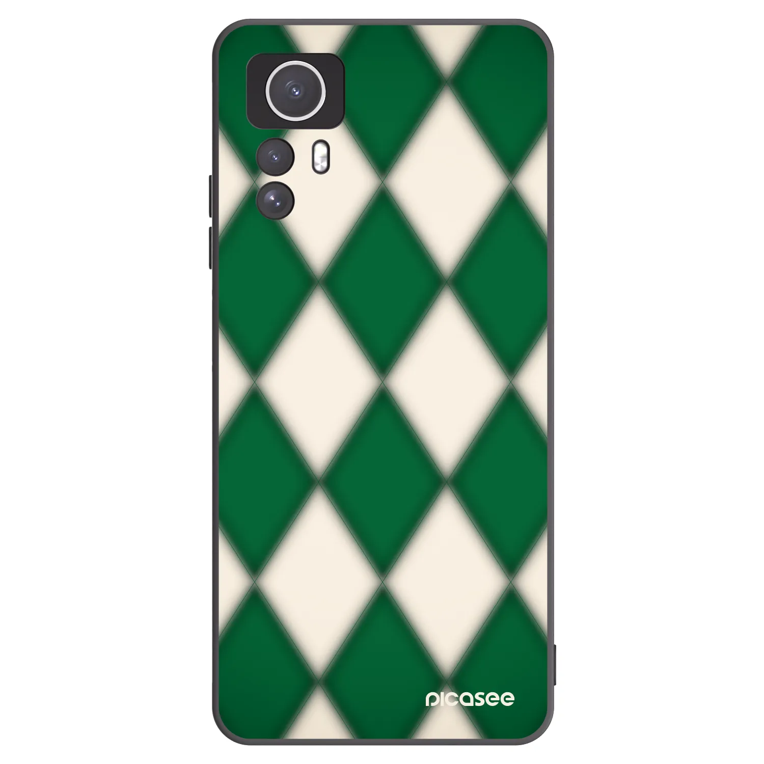 Picasee silikónový čierny obal pre Xiaomi Redmi Note 12S - Emerald Diamond