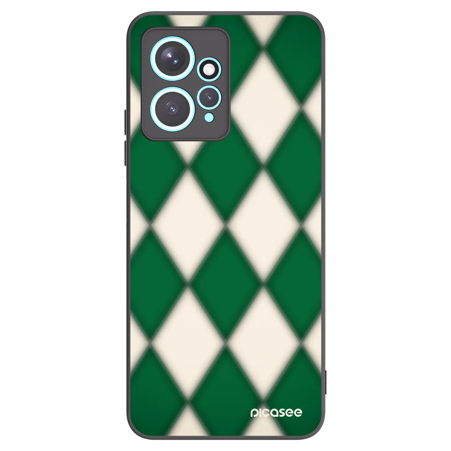 Picasee silikónový čierny obal pre Xiaomi Redmi Note 12 4G - Emerald Diamond