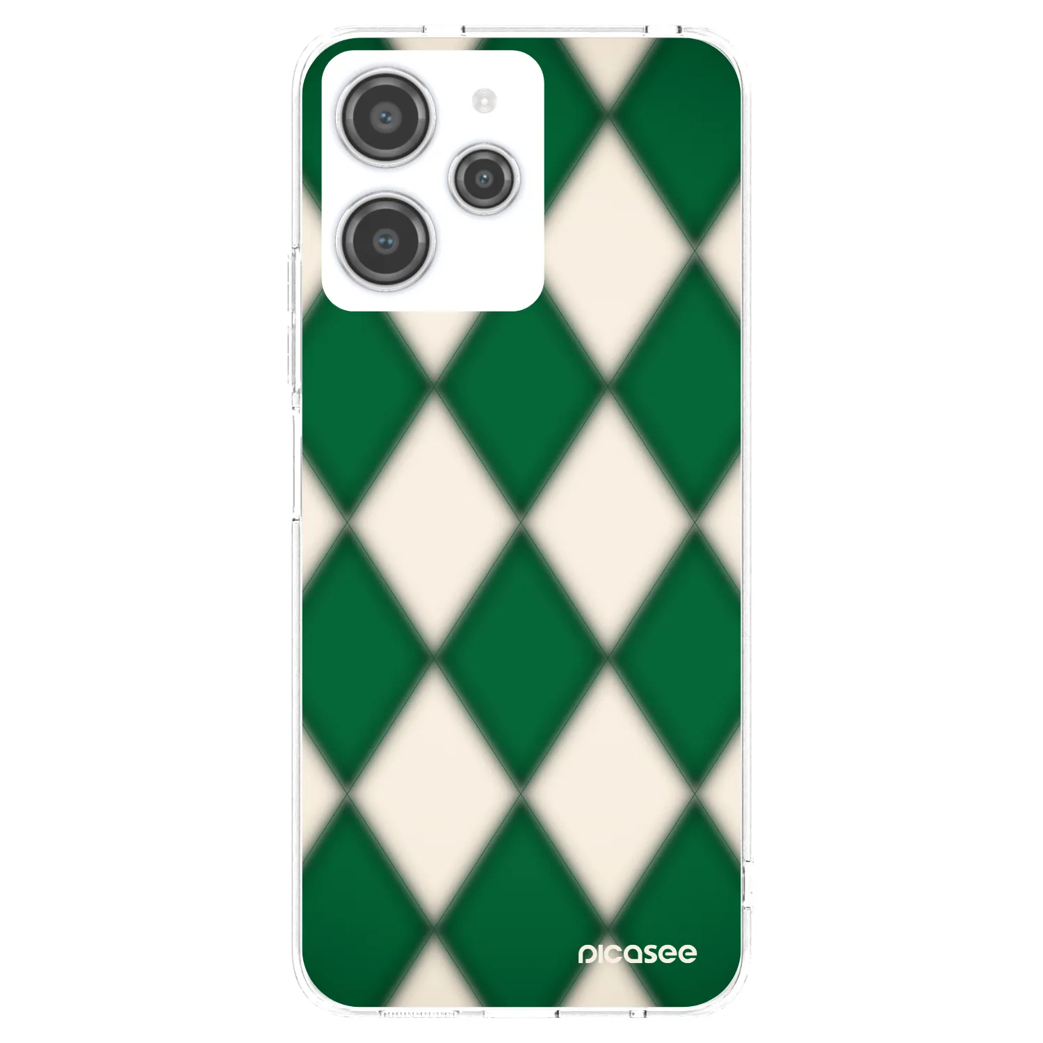 Silikónový prehľadný obal pre Xiaomi Redmi 12 4G - Emerald Diamond