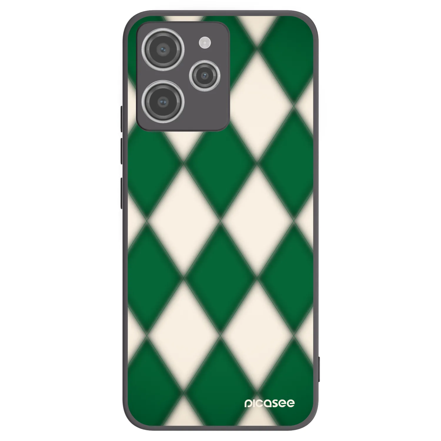 Silikónový čierny obal pre Xiaomi Redmi 12 4G - Emerald Diamond