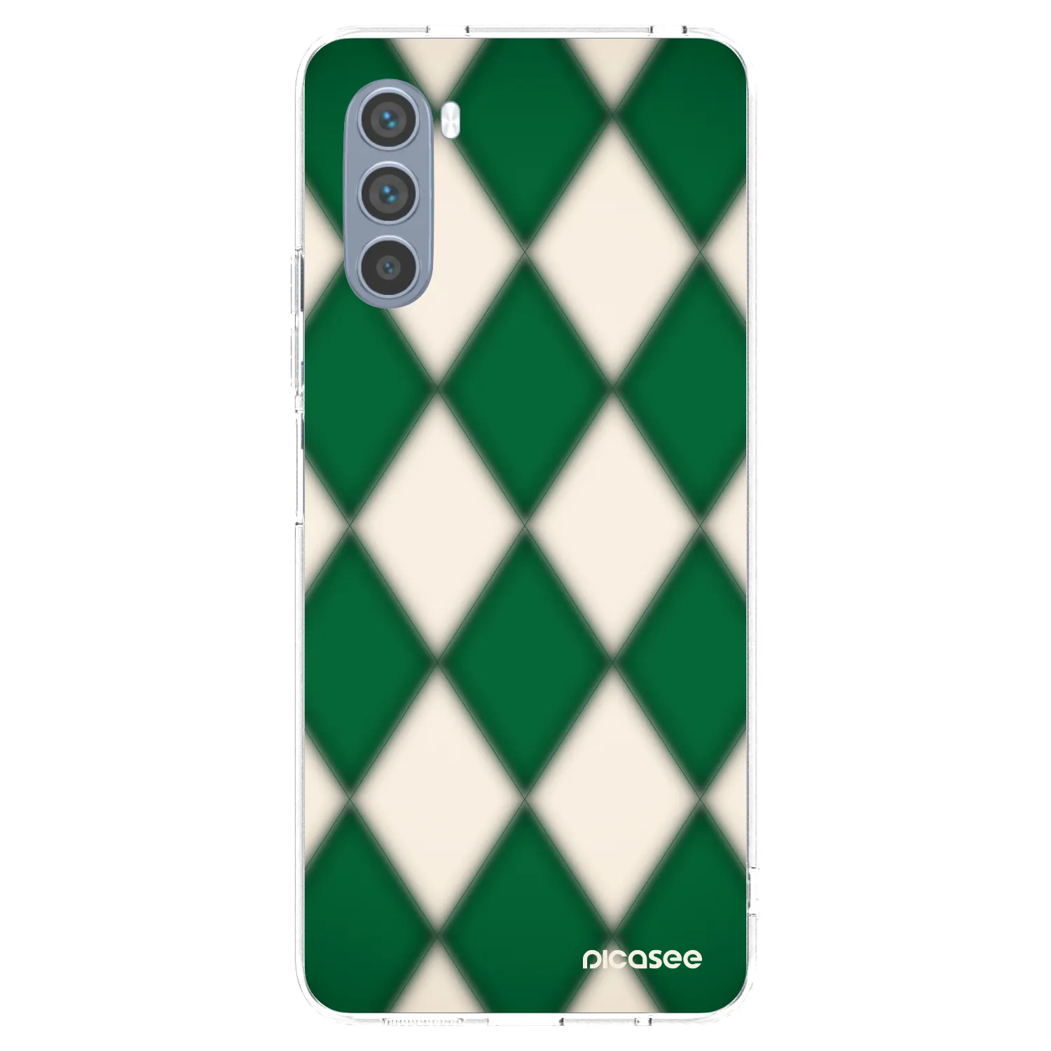 Silikónový prehľadný obal pre Motorola Moto G62 - Emerald Diamond