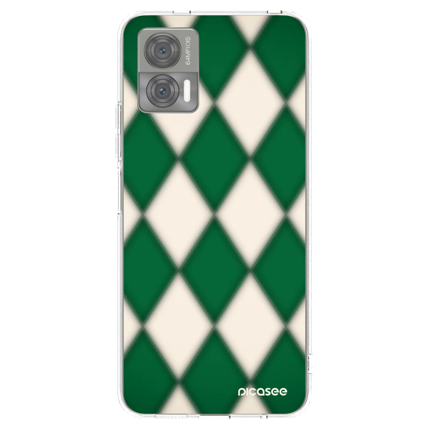 Picasee silikónový prehľadný obal pre Motorola Edge 30 Neo - Emerald Diamond