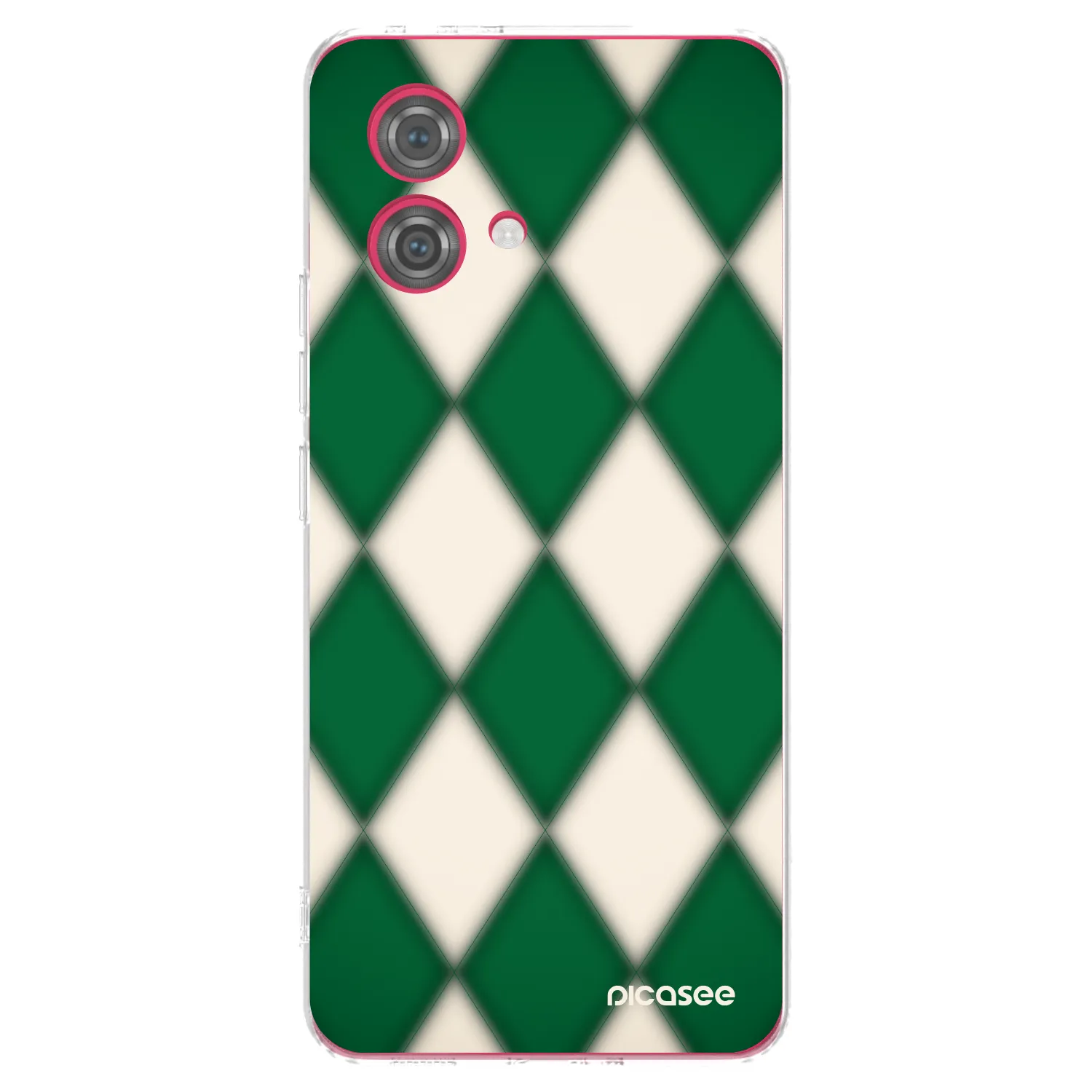 Silikónový prehľadný obal pre Motorola Moto G84 5G - Emerald Diamond