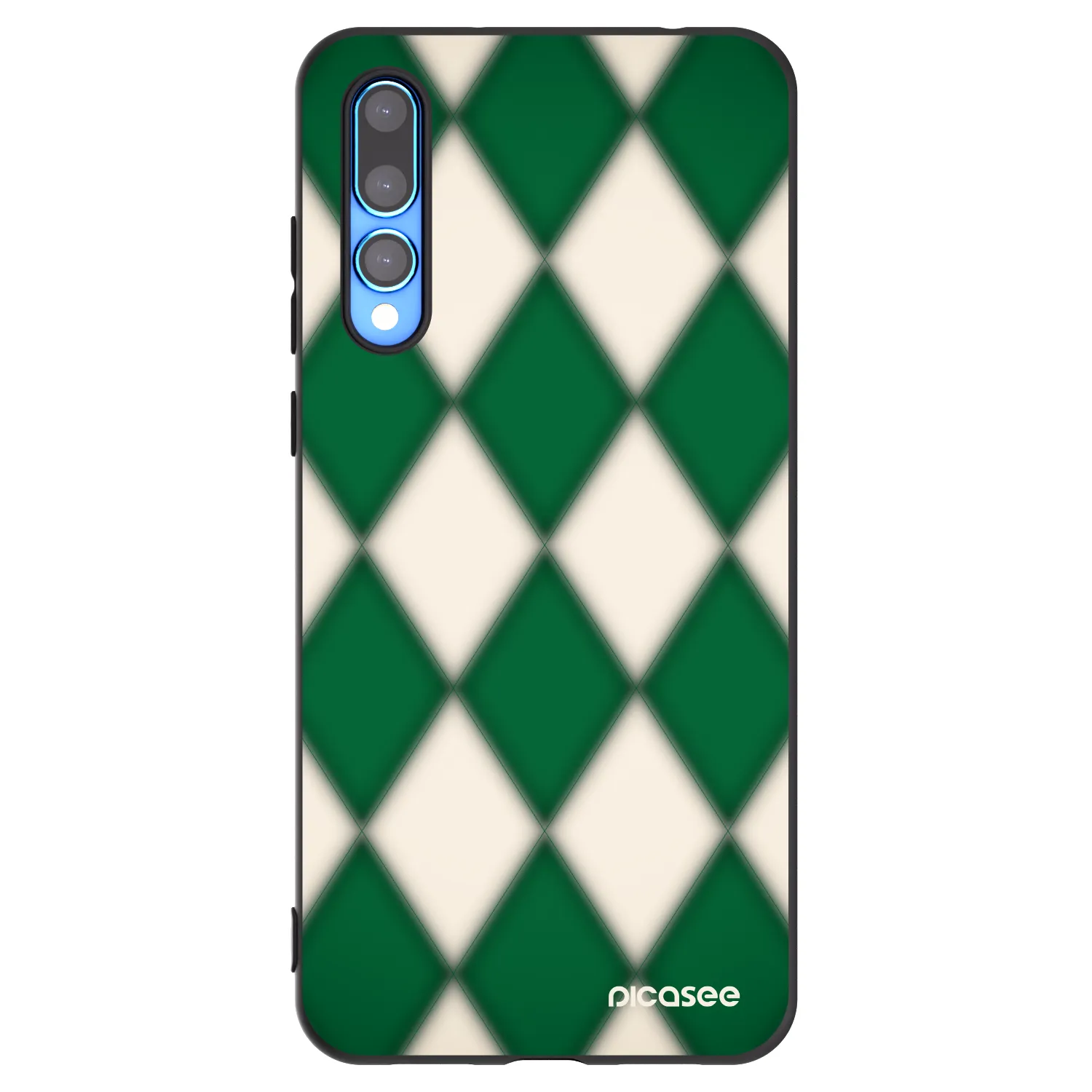 Picasee silikónový čierny obal pre Huawei P20 Pro - Emerald Diamond