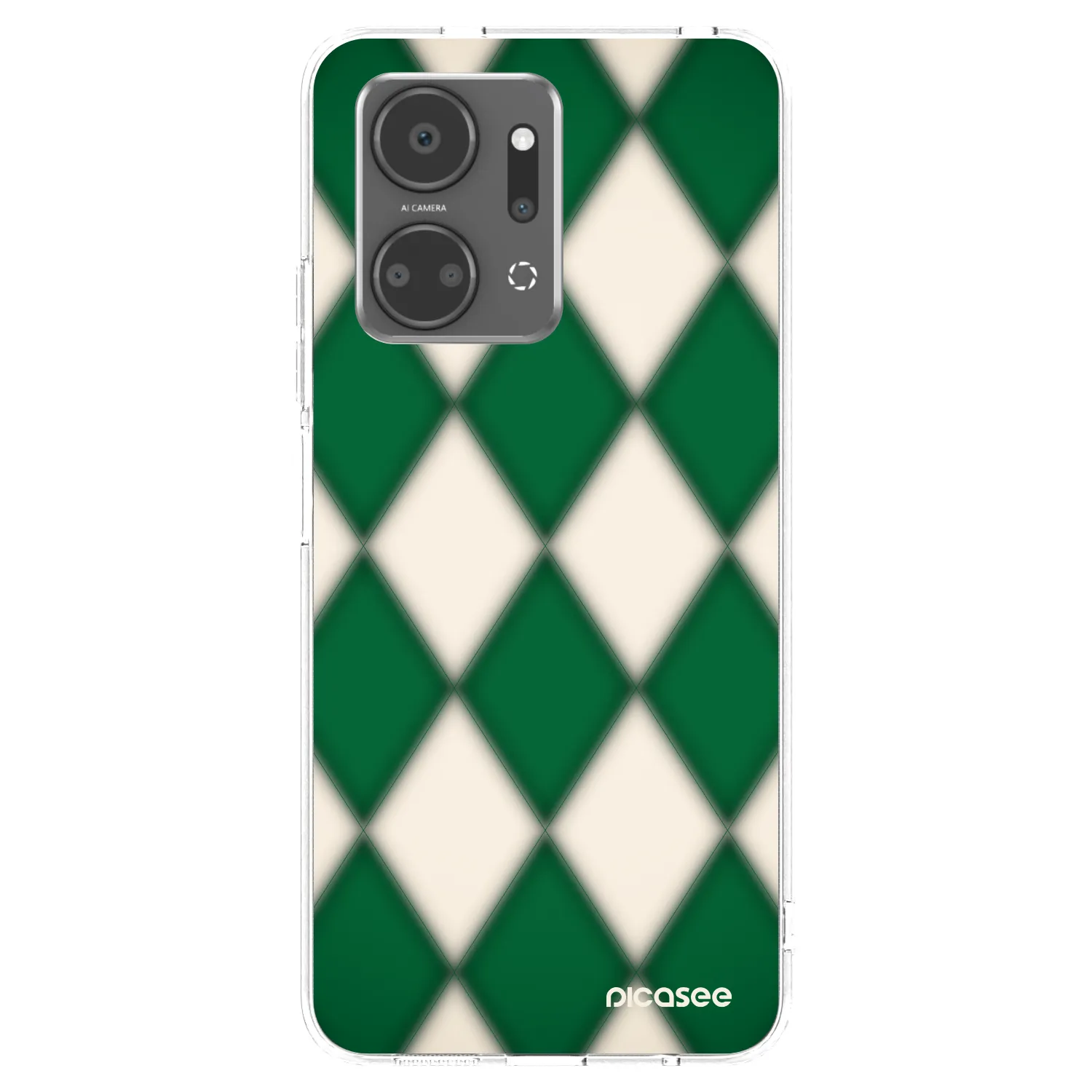 Picasee silikónový prehľadný obal pre Honor X7a - Emerald Diamond