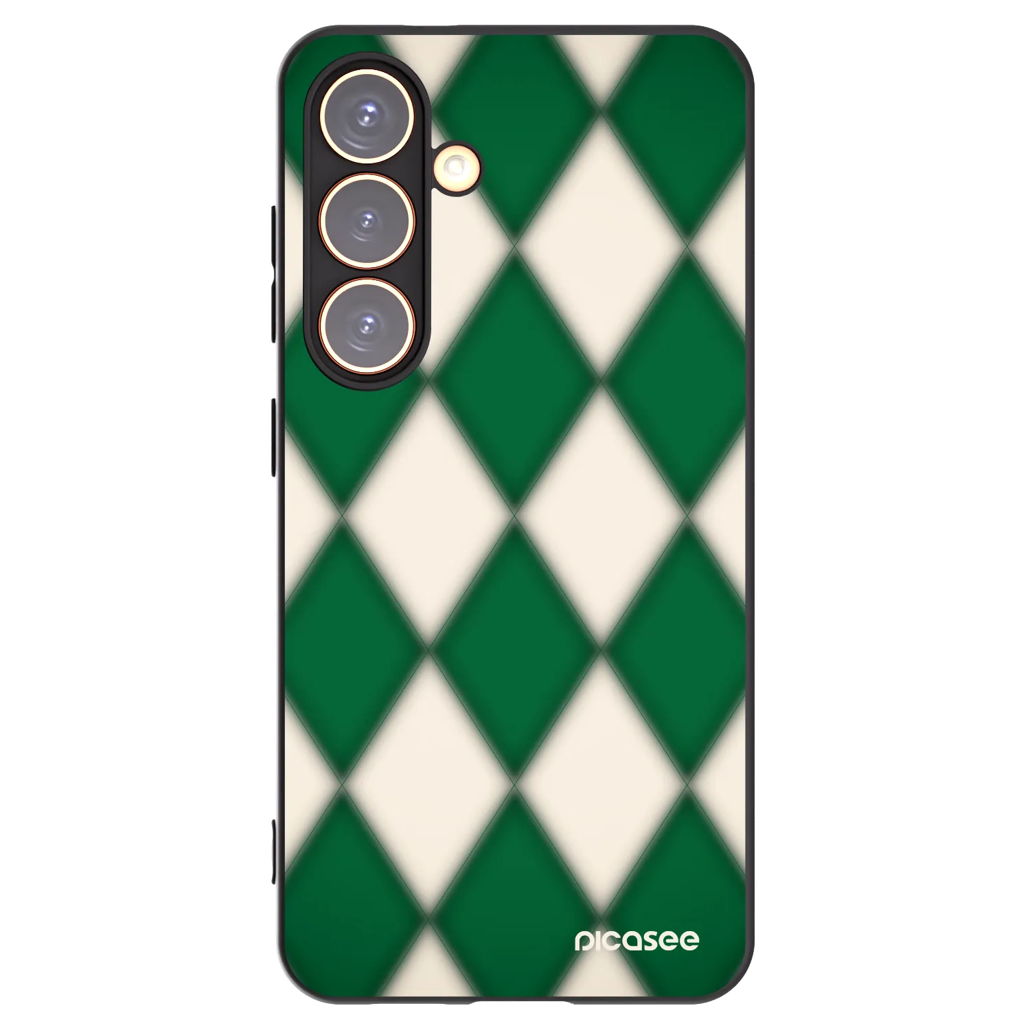 Picasee silikónový čierny obal pre Samsung Galaxy S24 S921B 5G - Emerald Diamond
