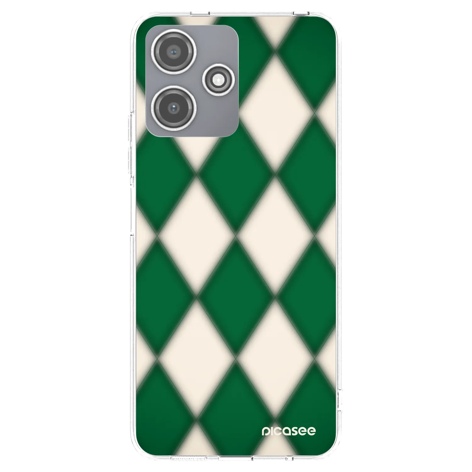 Picasee silikónový prehľadný obal pre Xiaomi Redmi 12 5G - Emerald Diamond