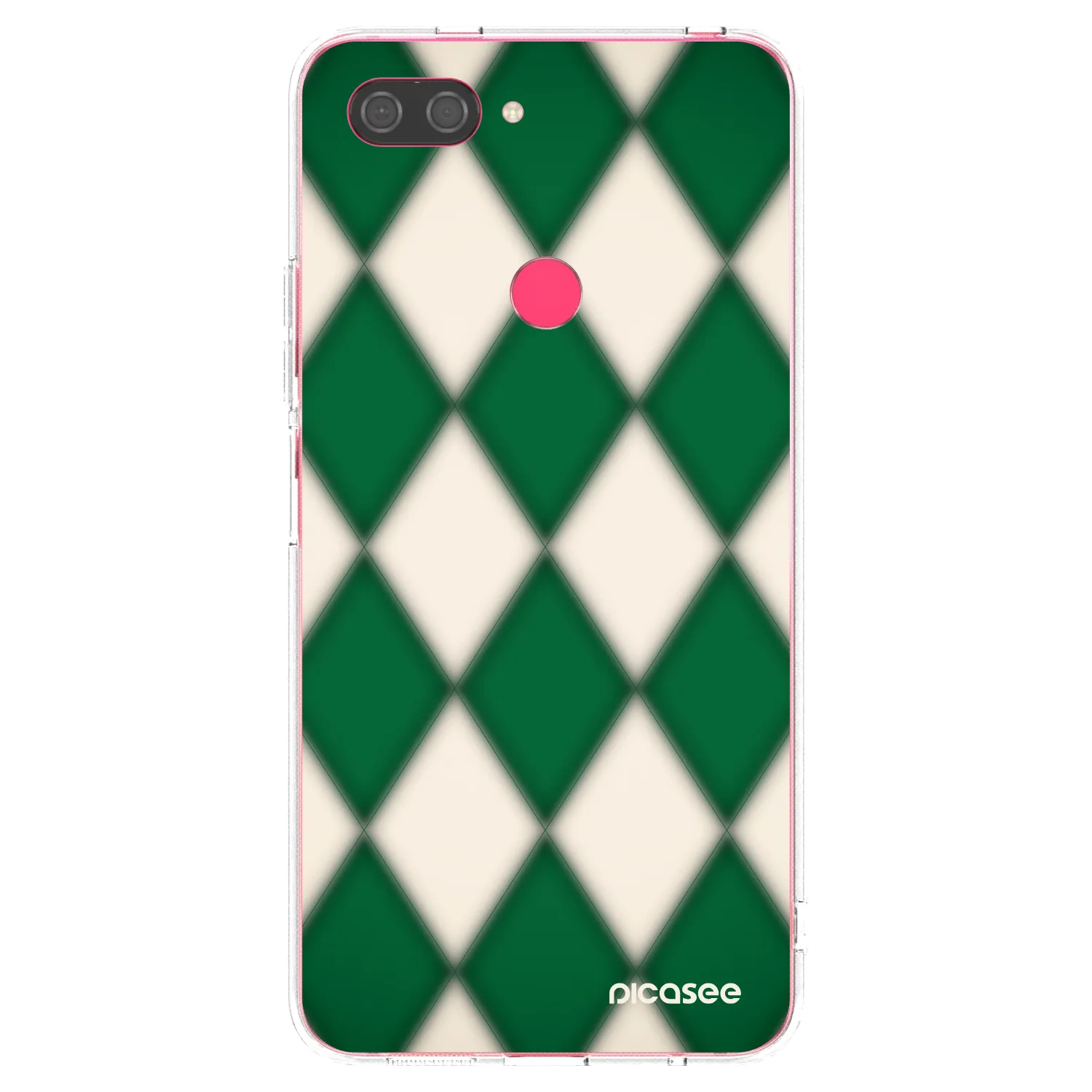 Picasee silikónový prehľadný obal pre Xiaomi Mi 8 Lite - Emerald Diamond