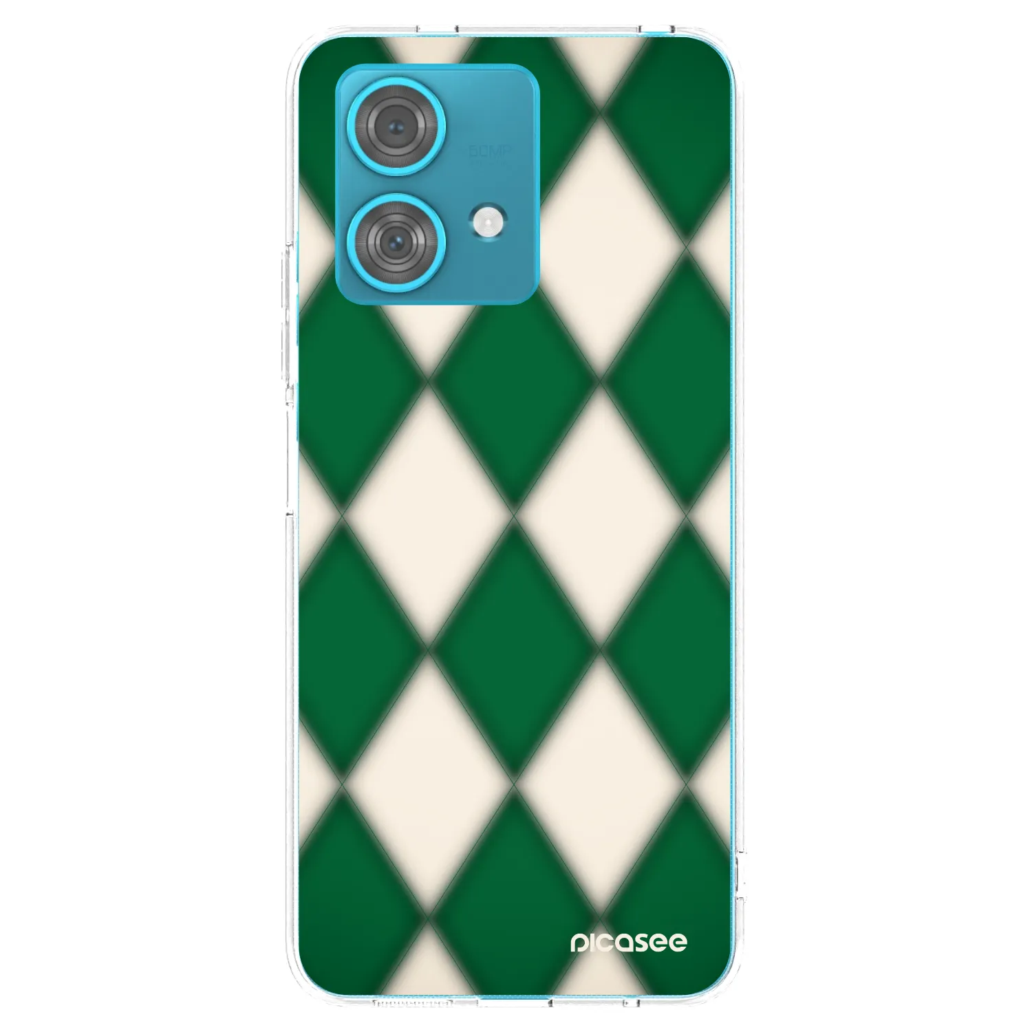 Picasee silikónový prehľadný obal pre Motorola Edge 40 Neo - Emerald Diamond