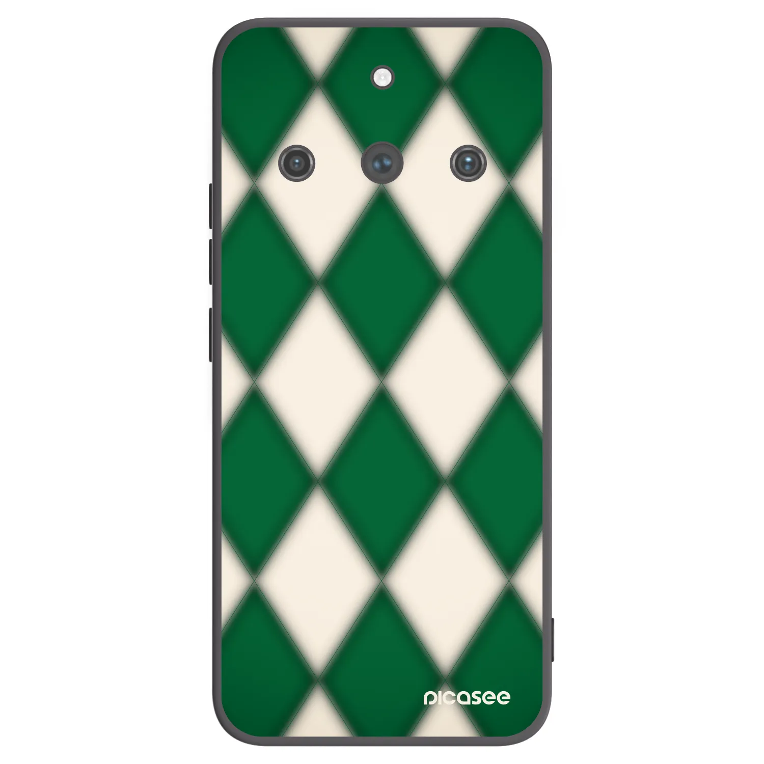 Picasee silikónový čierny obal pre Realme 11 Pro+ - Emerald Diamond