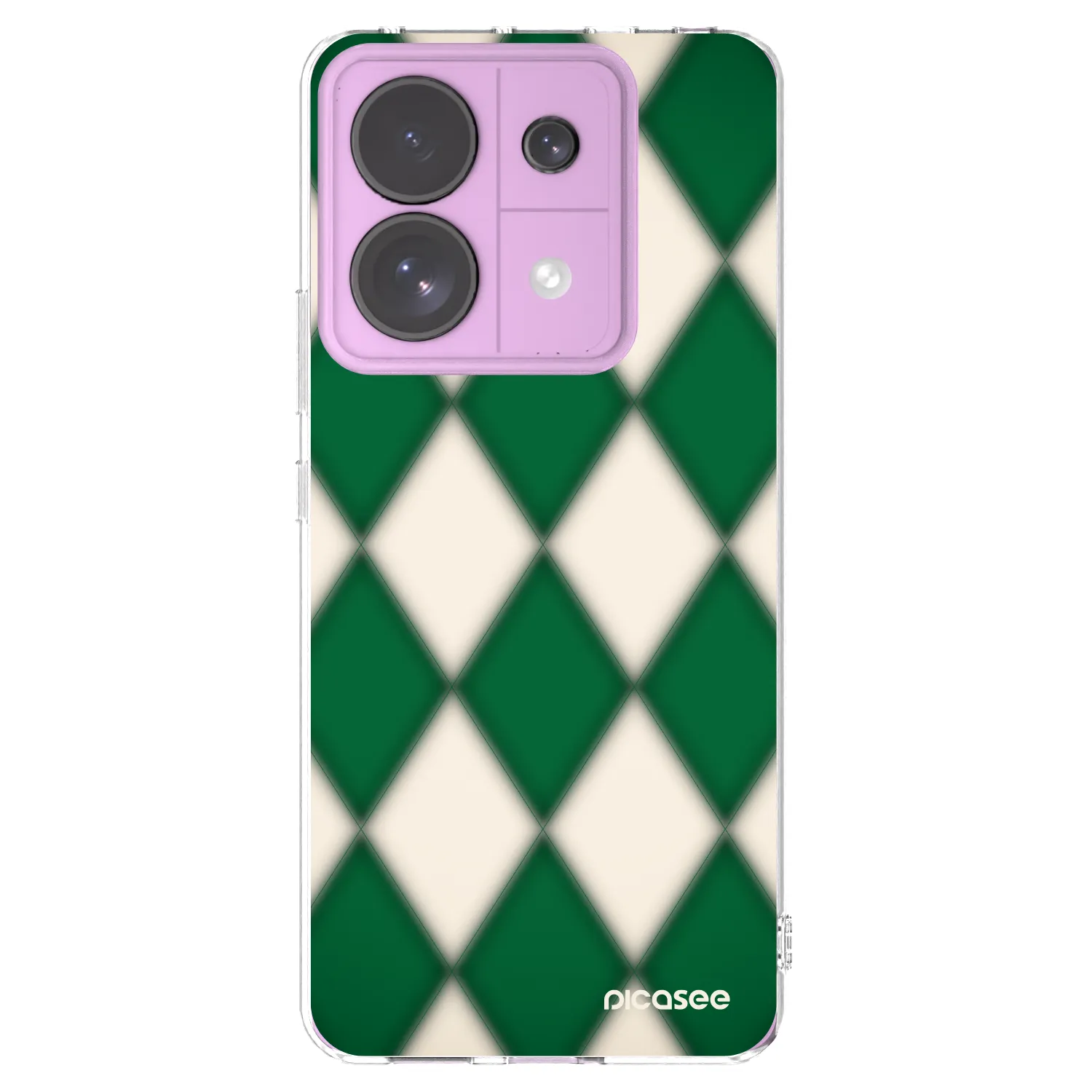 Picasee silikónový prehľadný obal pre Xiaomi Redmi Note 13 Pro 5G - Emerald Diamond